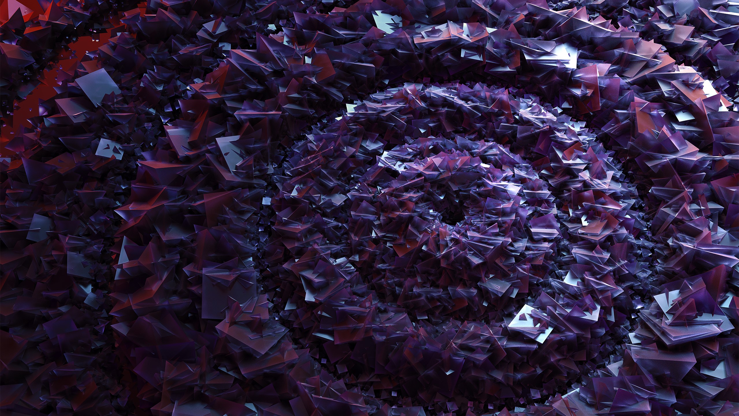 Justin Maller, artwork, abstract, digital, digital art, geometric figures, HD Wallpaper
