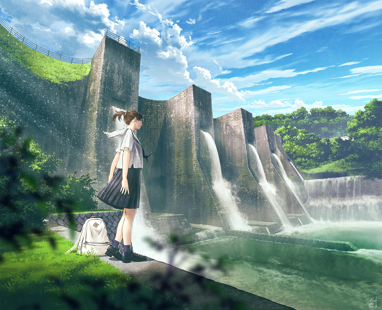 anime, anime girls, digital art, artwork, 2D, portrait, HD Wallpaper