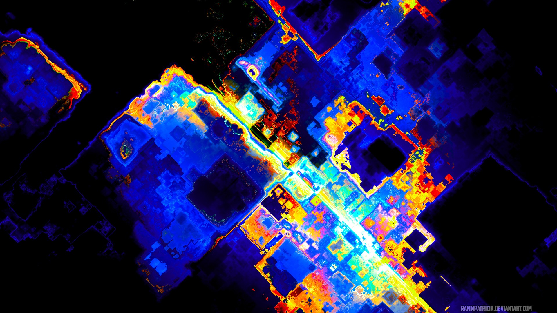 abstract, digital art, RammPatricia, HD Wallpaper