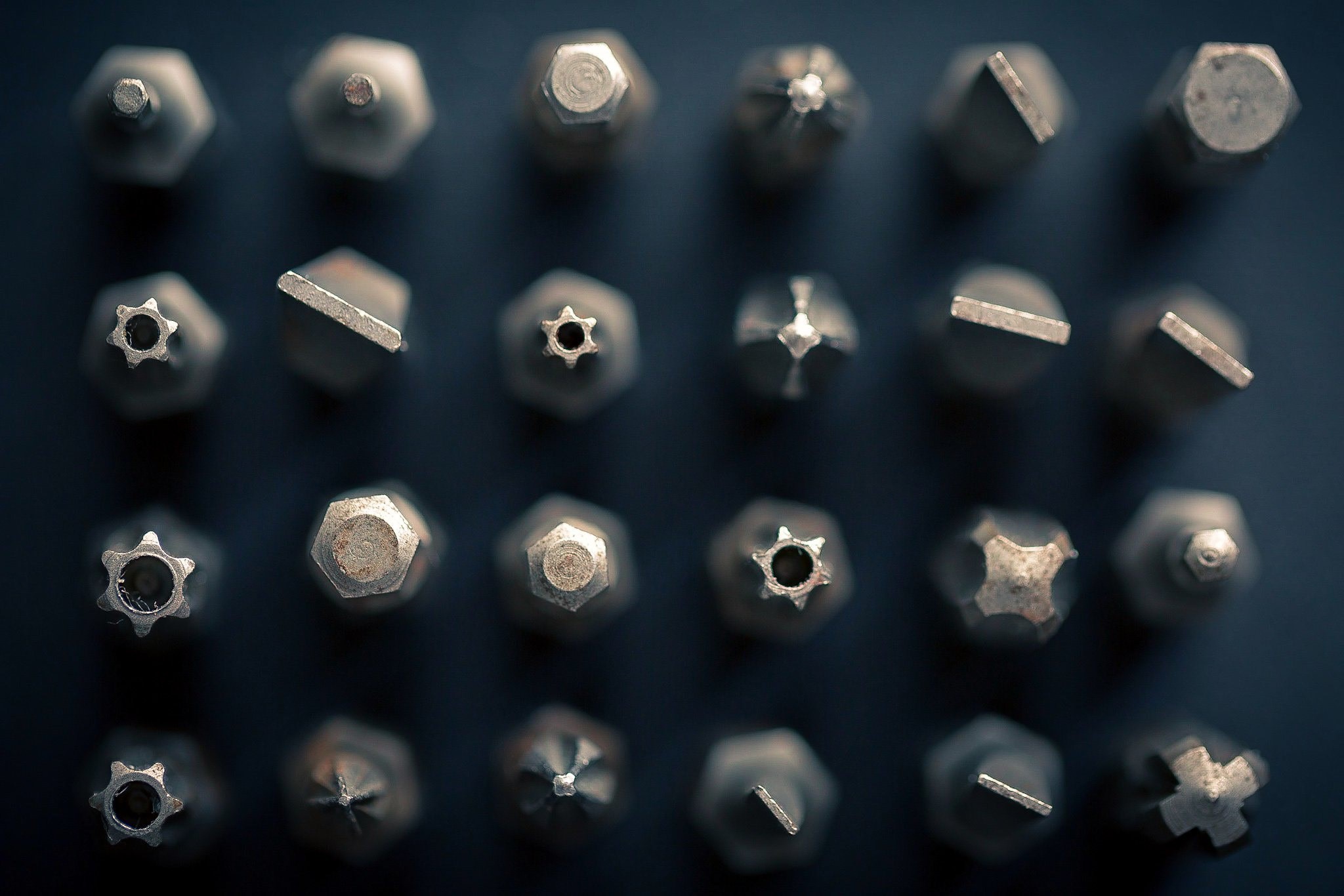 metal, macro, tools, top view, HD Wallpaper