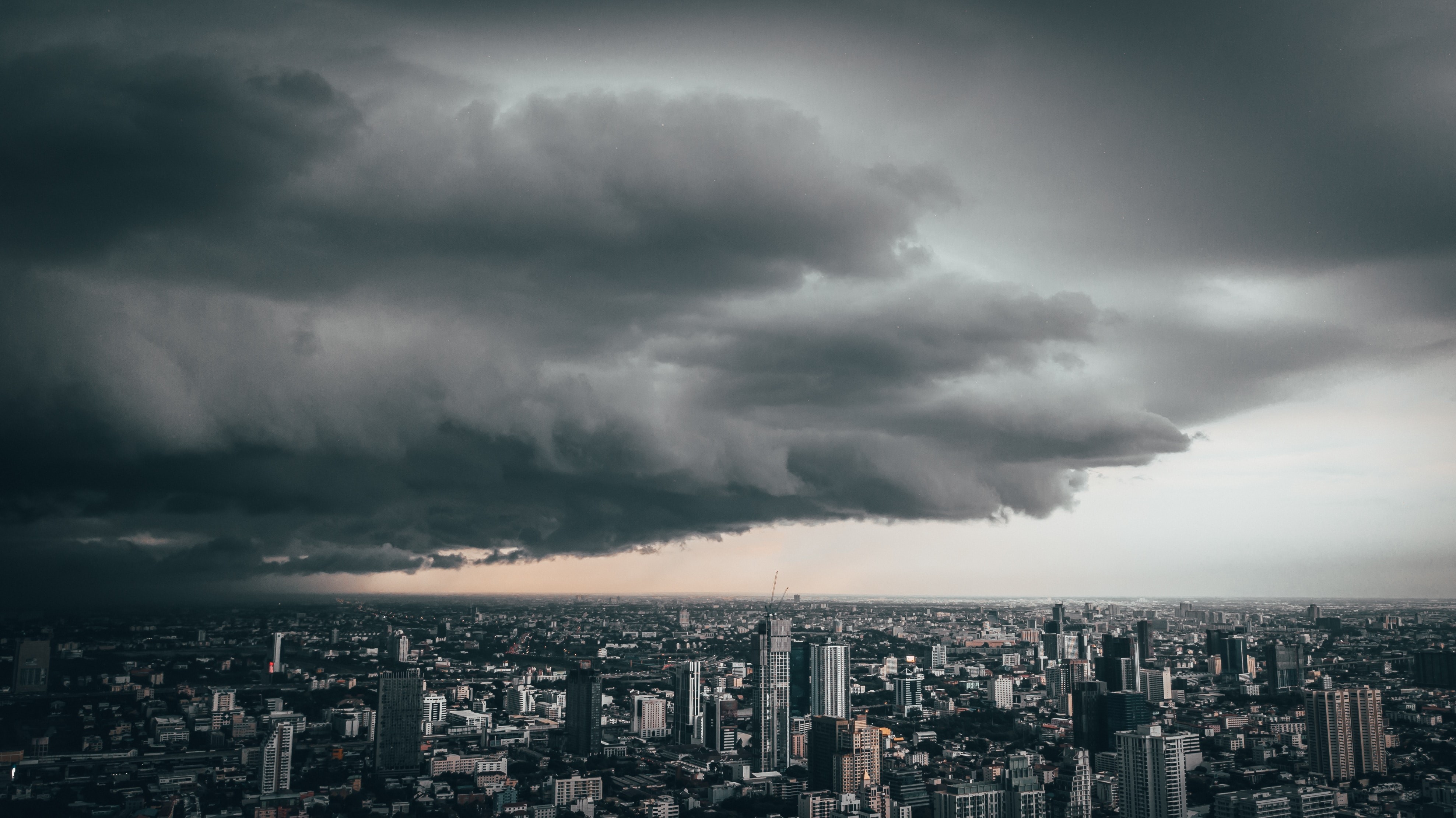 landscape, clouds, building, HD Wallpaper