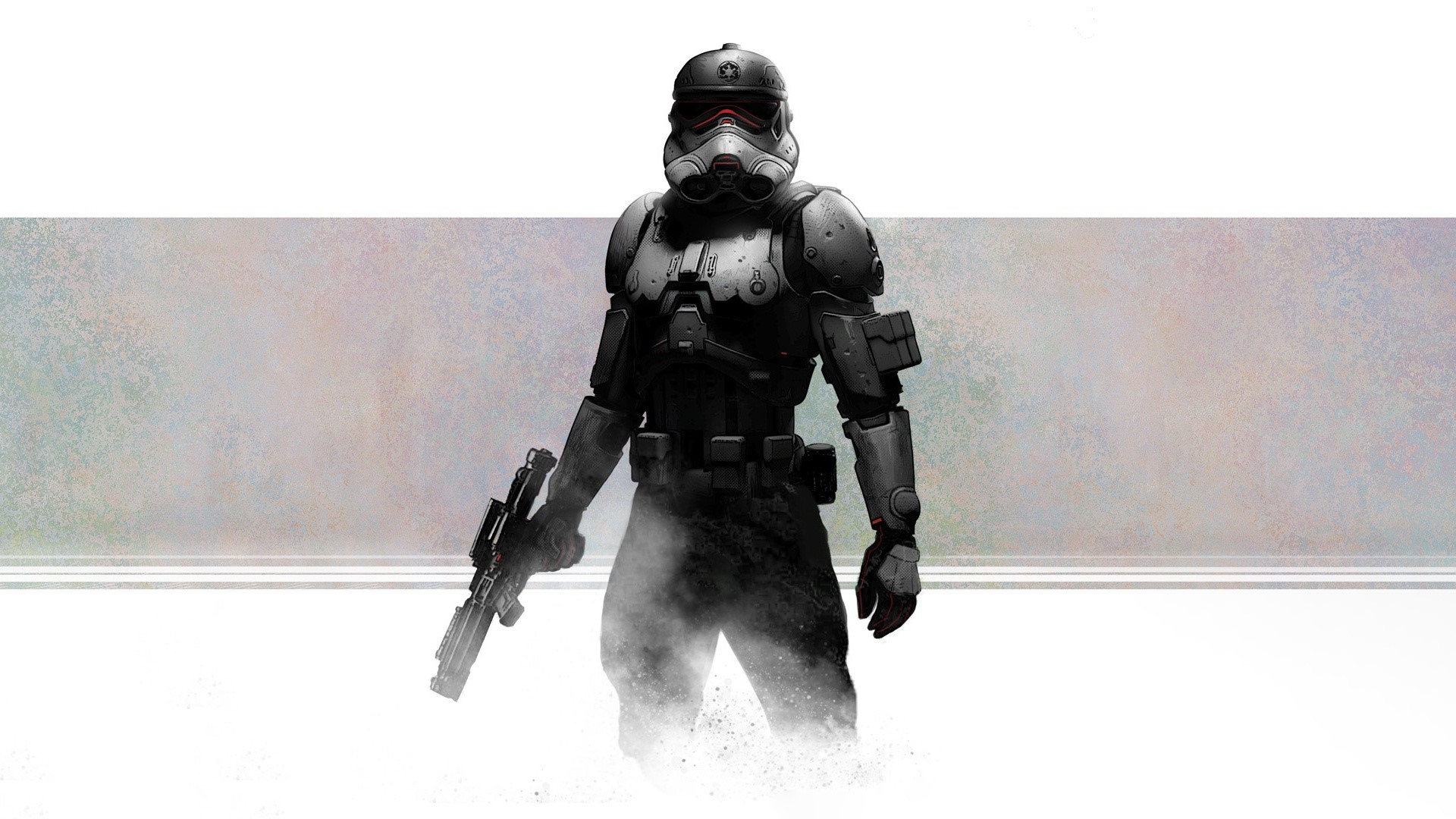 Mack Sztaba, Star Wars, stormtrooper, Imperial Stormtrooper, weapon, blaster, rifles, science fiction, artwork, digital art, fantasy art, HD Wallpaper