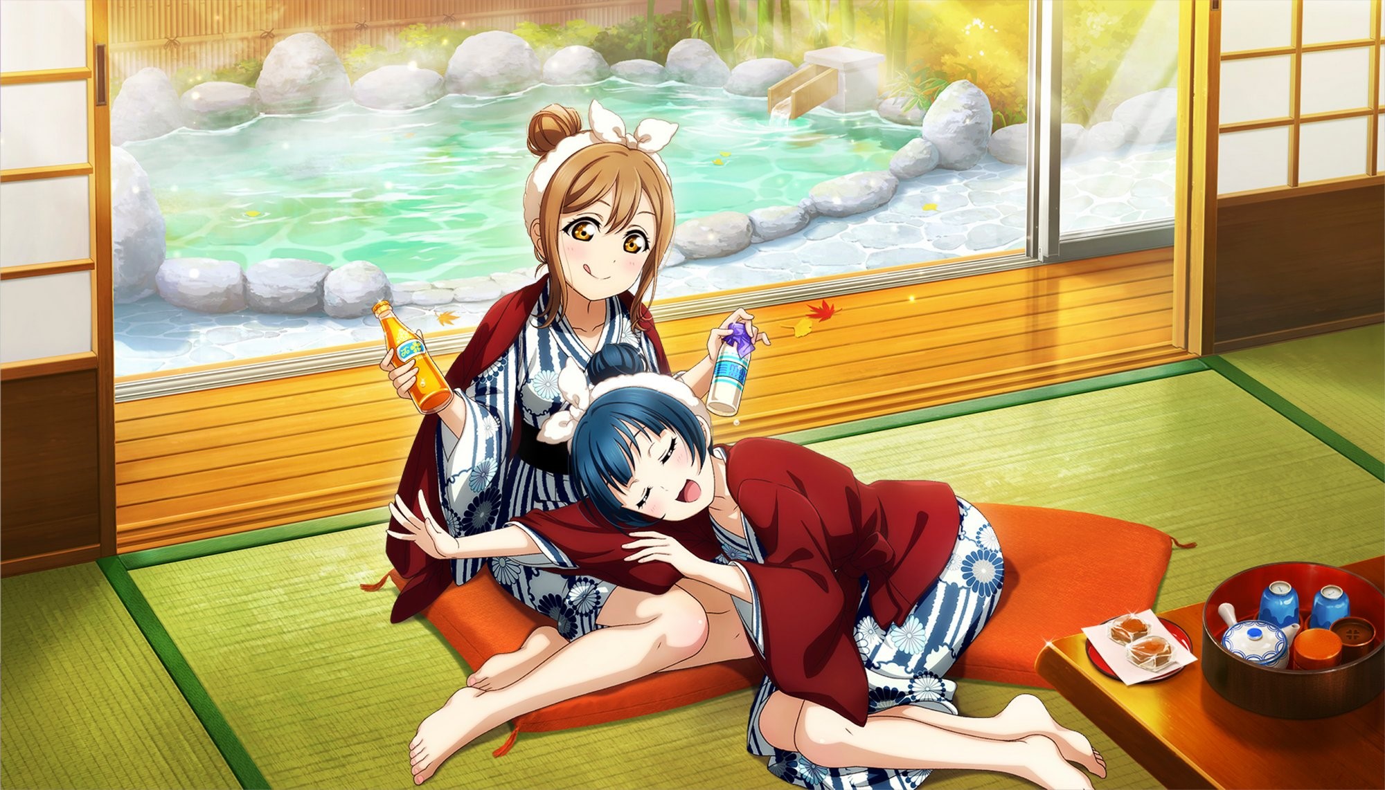 Love Live! Sunshine, Love Live Series, Love Live!, anime girls, Kunikida Hanamaru, Tsushima Yoshiko, HD Wallpaper