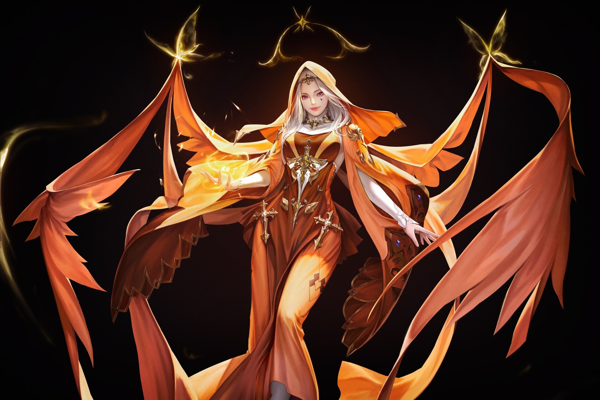 artwork, fantasy art, fantasy girl, HD Wallpaper