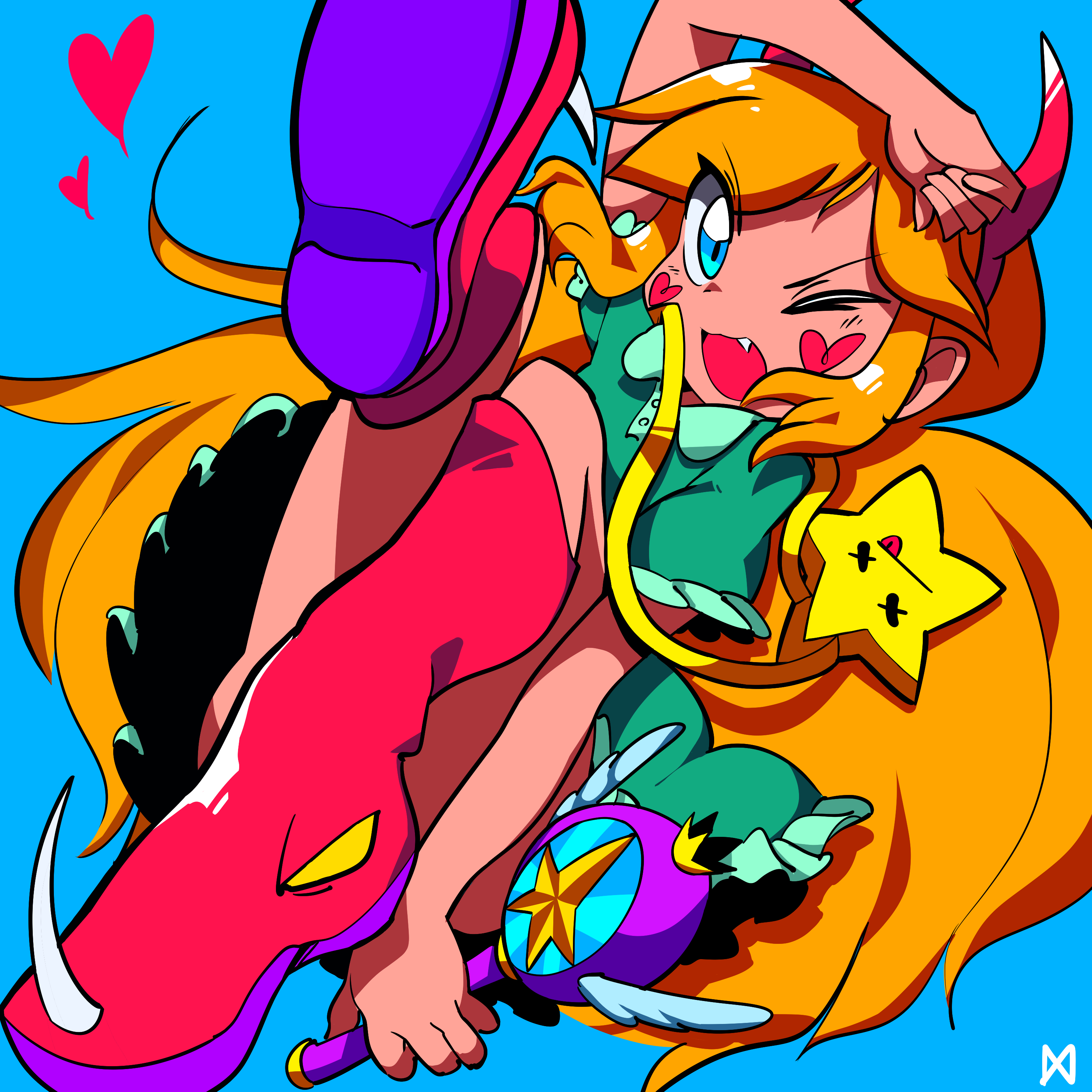 Star Butterfly, cartoon, drawing, HD Wallpaper