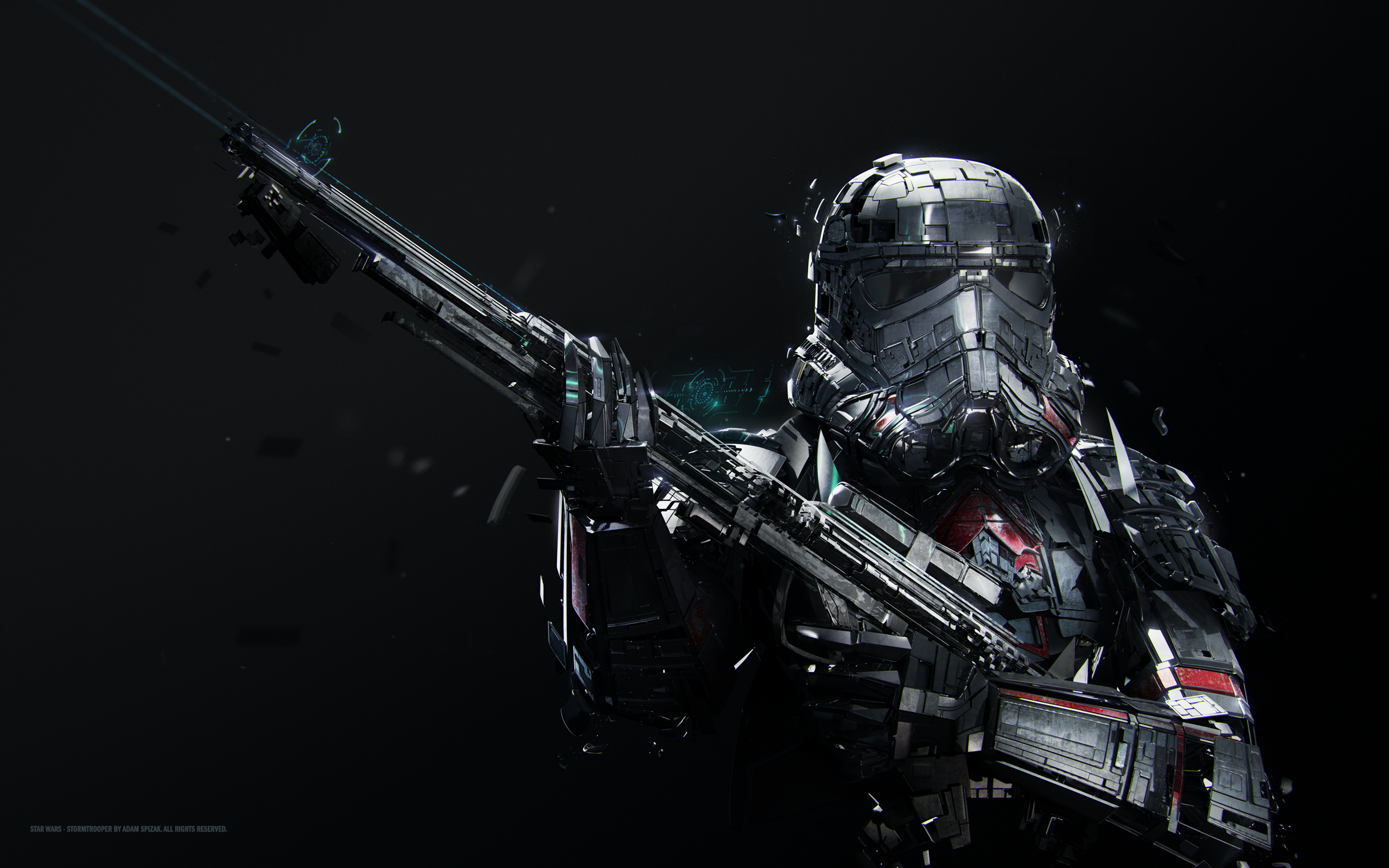 stormtrooper, Star Wars, digital art, HD Wallpaper
