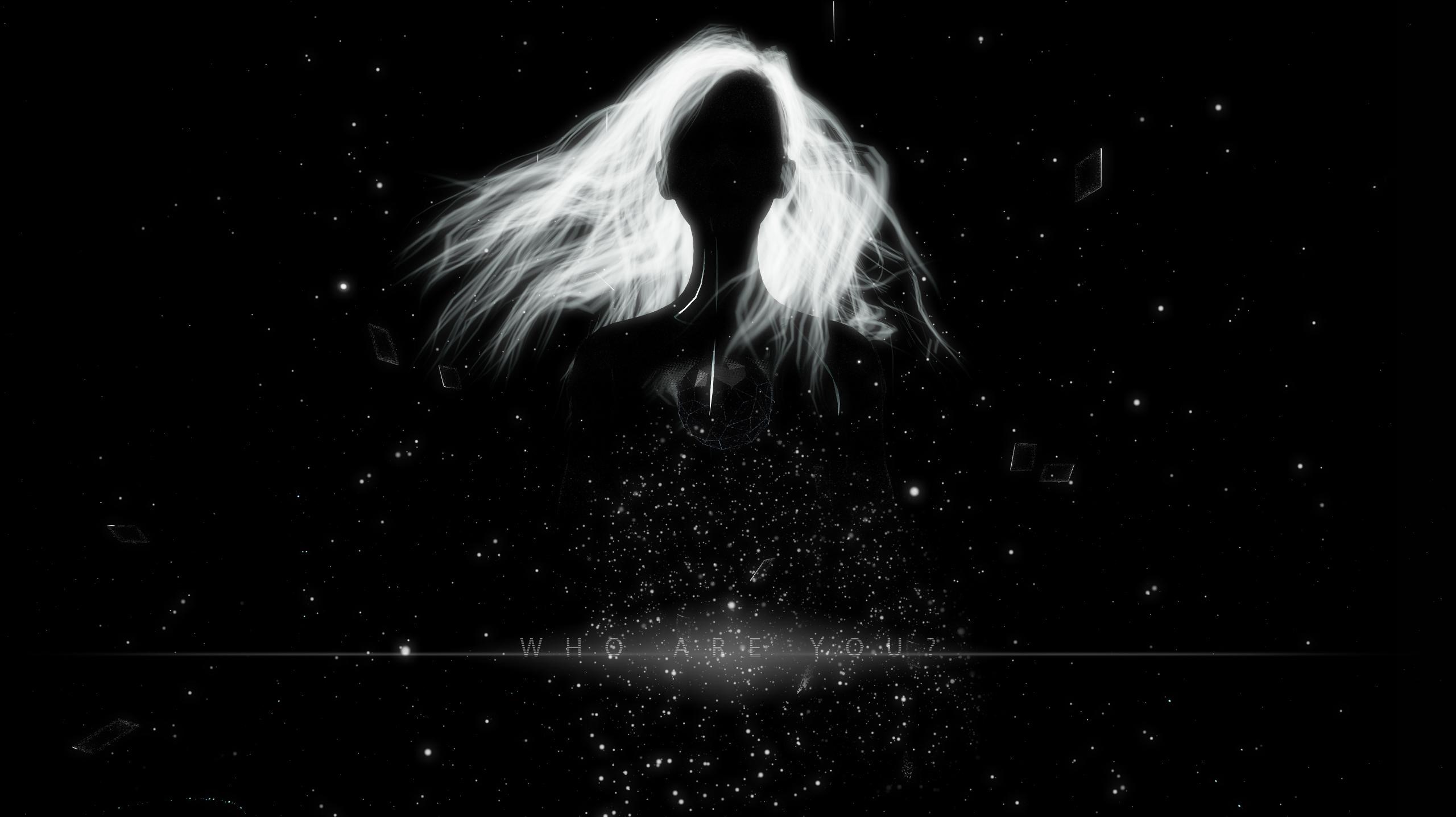 women, dark, faded, creepy, abstract, HD Wallpaper