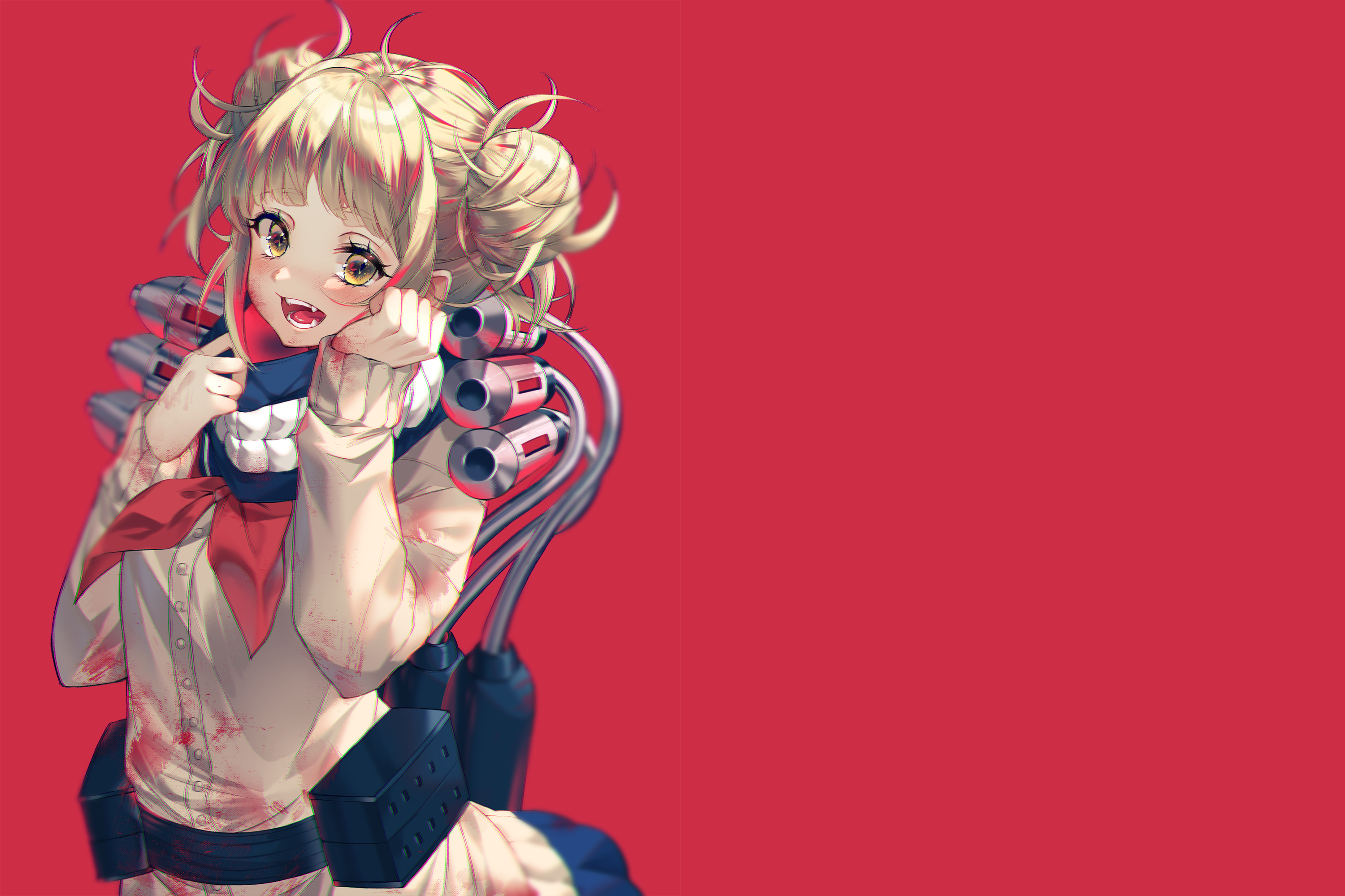 anime, Boku no Hero Academia, Himiko Toga, simple, simple background, HD Wallpaper