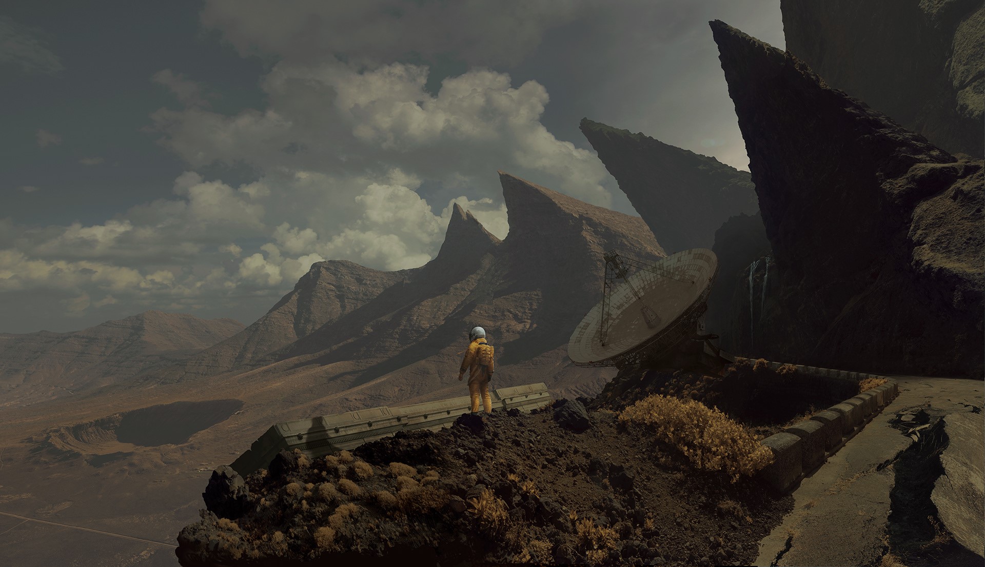 fantasy art, science fiction, futuristic, HD Wallpaper