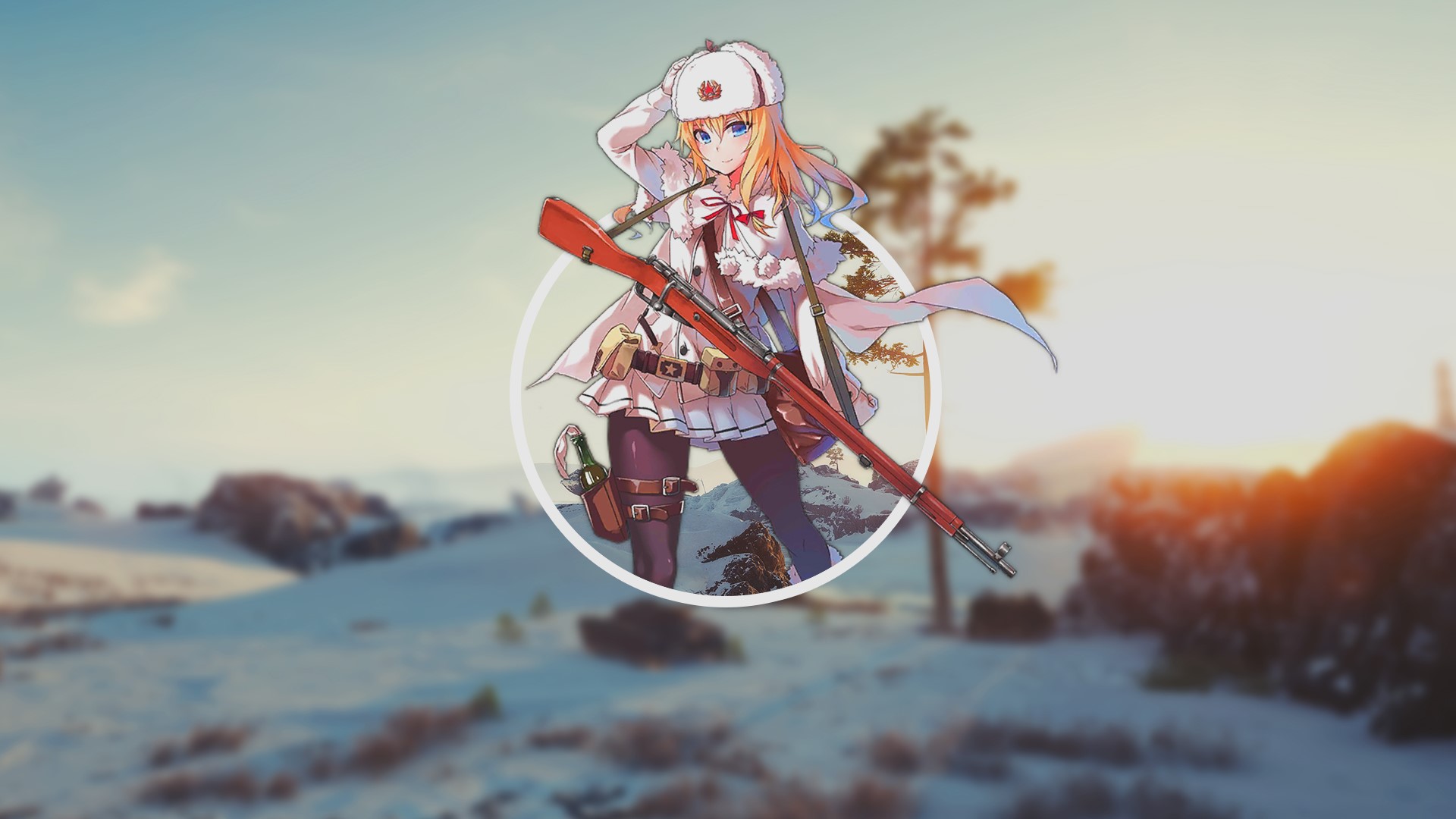 anime, anime girls, USSR, Girls Frontline, HD Wallpaper