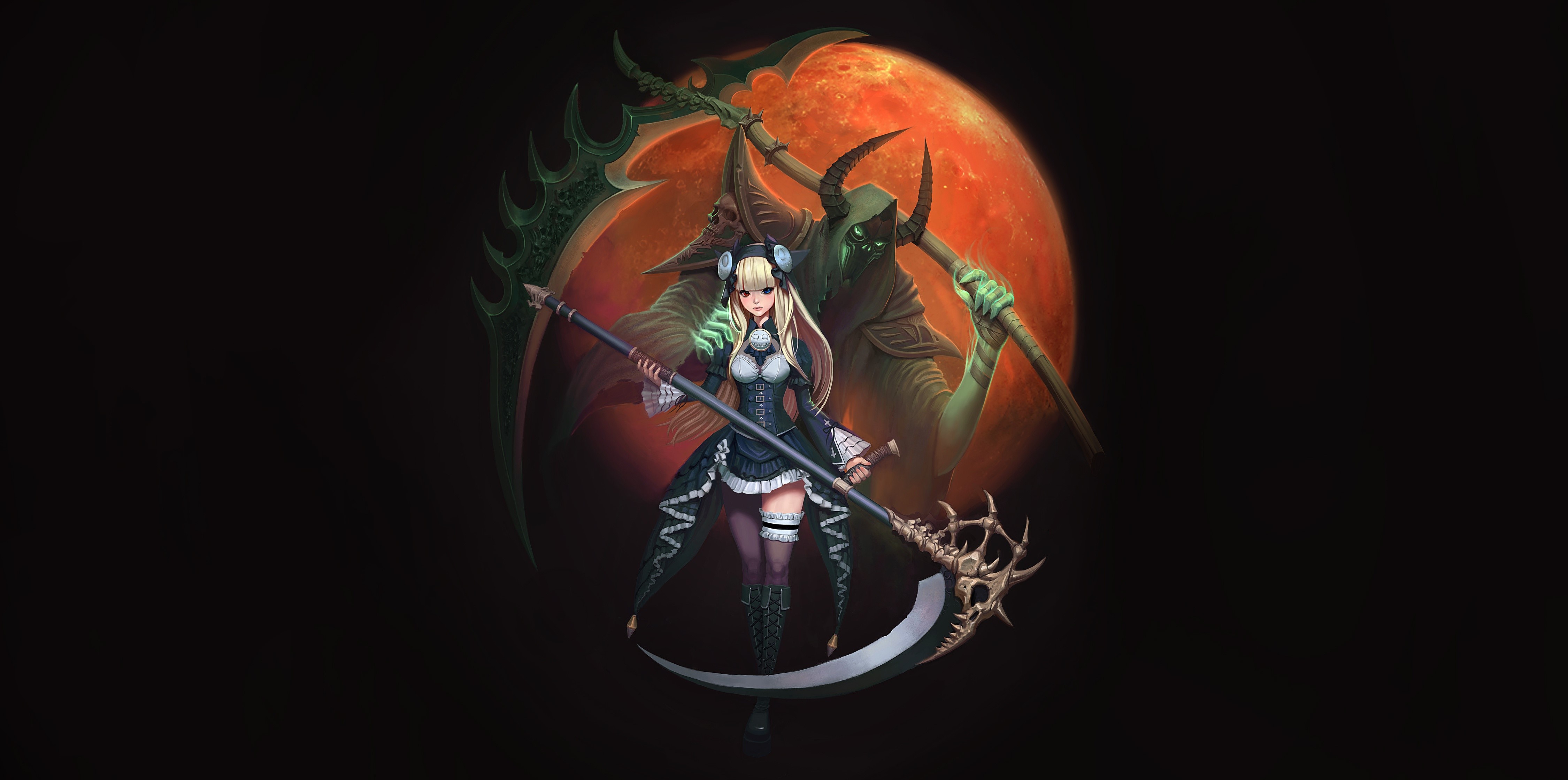 anime girls, fantasy art, anime, fantasy girl, HD Wallpaper