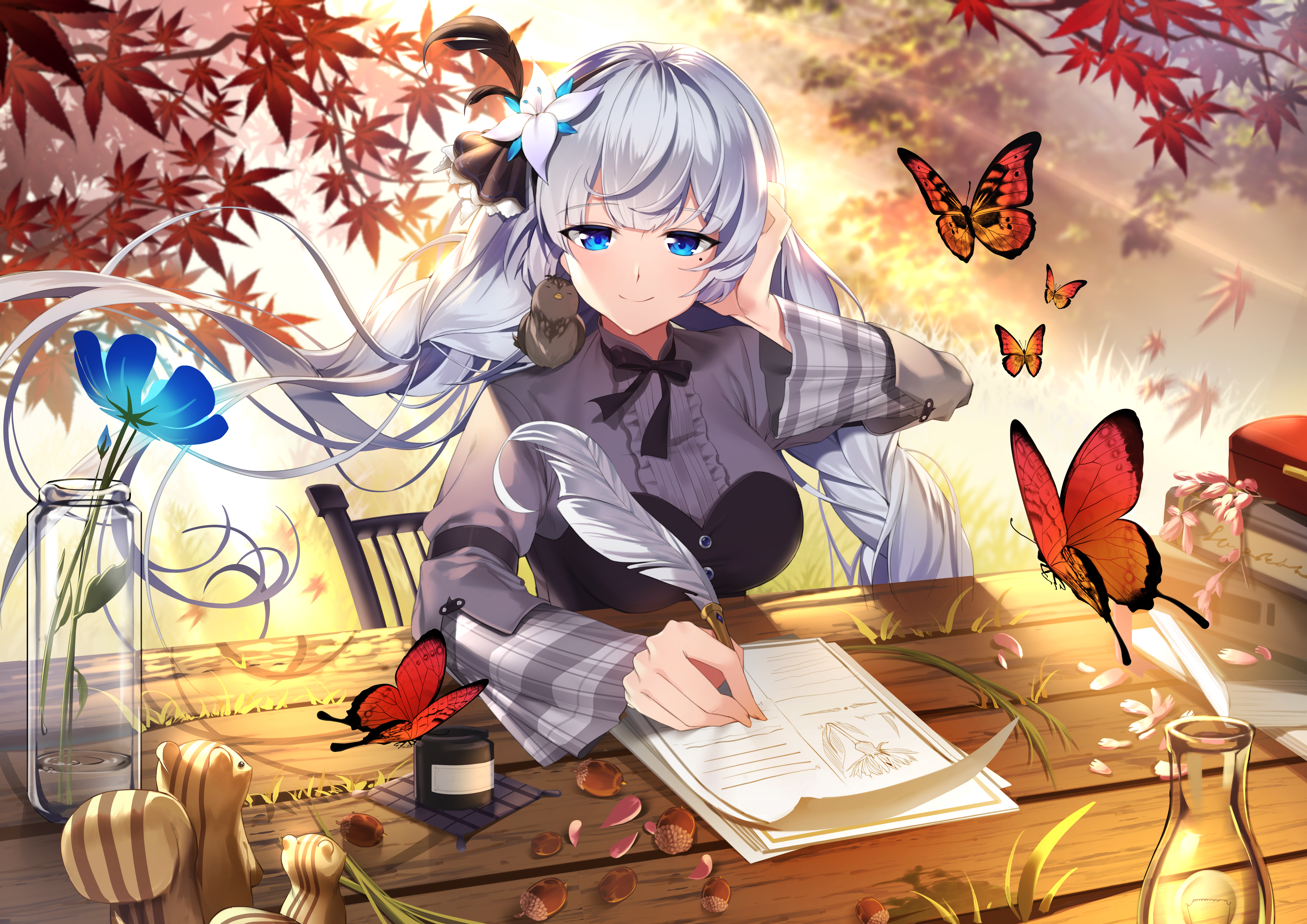 anime, anime girls, digital art, artwork, 2D, portrait, HD Wallpaper