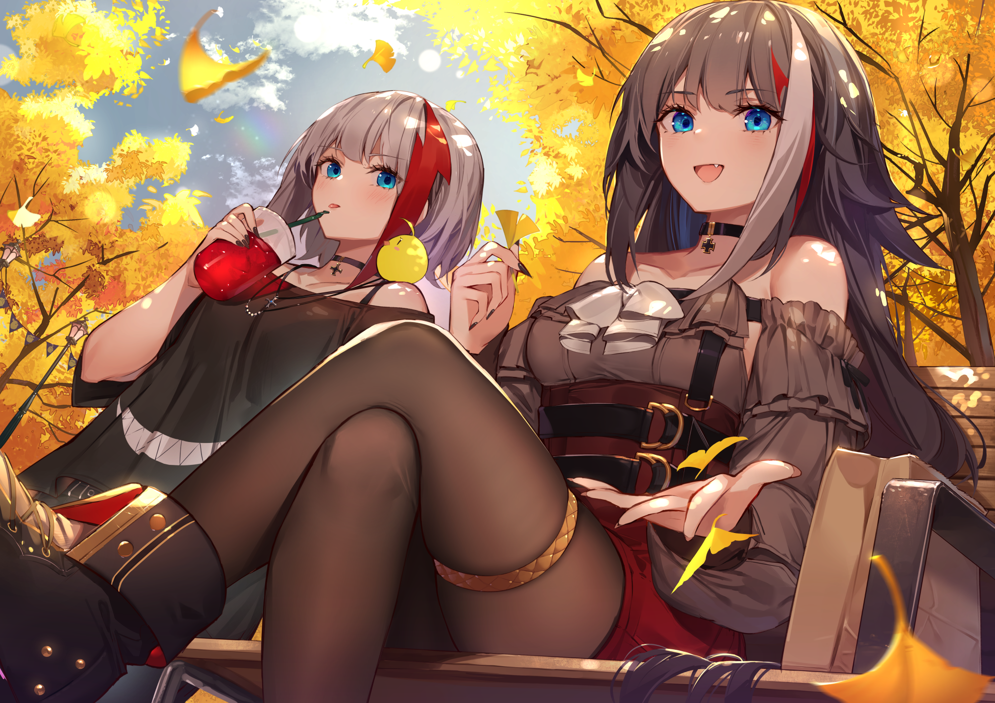 anime, anime girls, digital art, artwork, 2D, portrait, Azur Lane, Admiral Graf Spee (Azur Lane), Deutschland (Azur Lane), HD Wallpaper