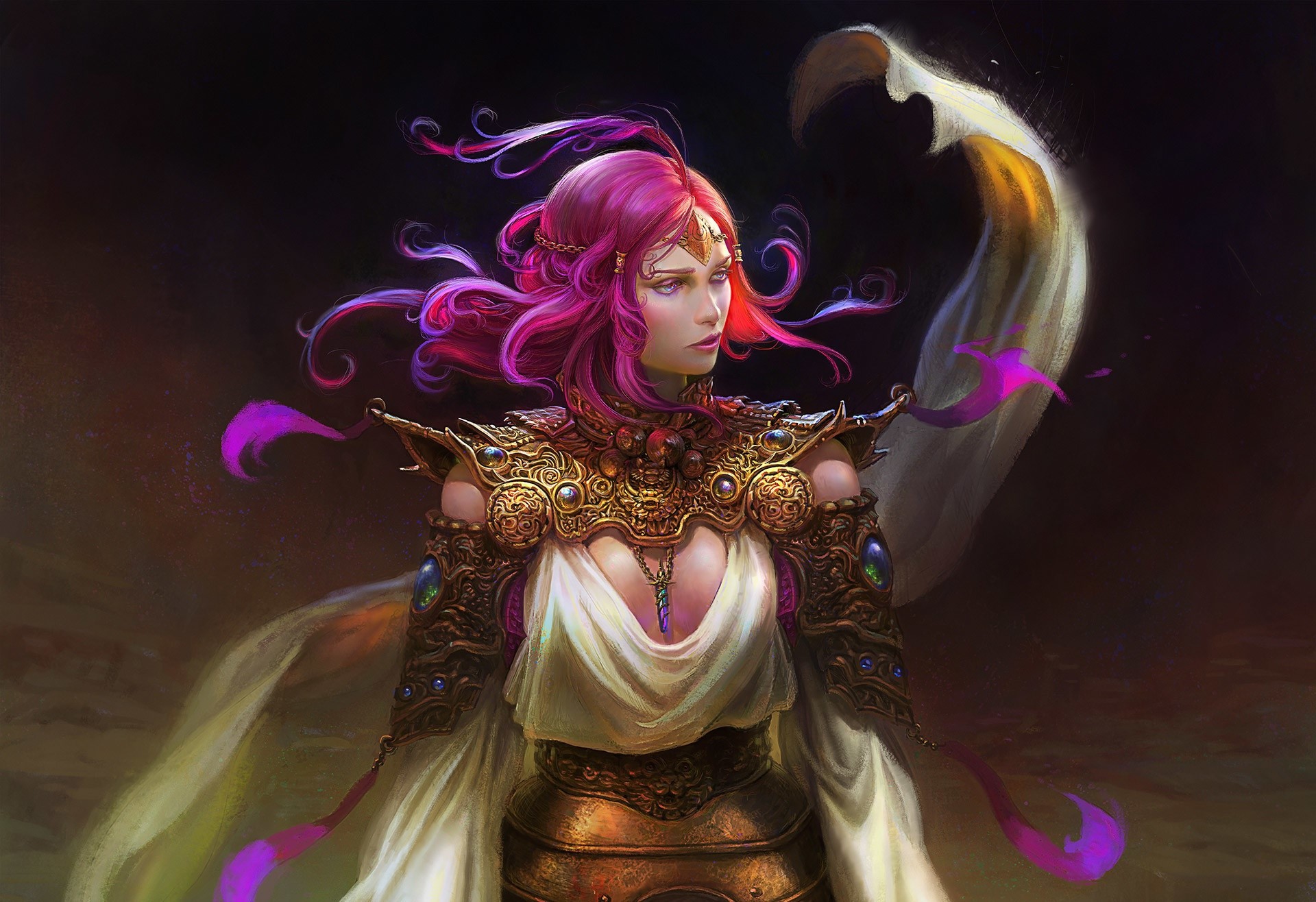 artwork, fantasy art, fantasy girl, HD Wallpaper