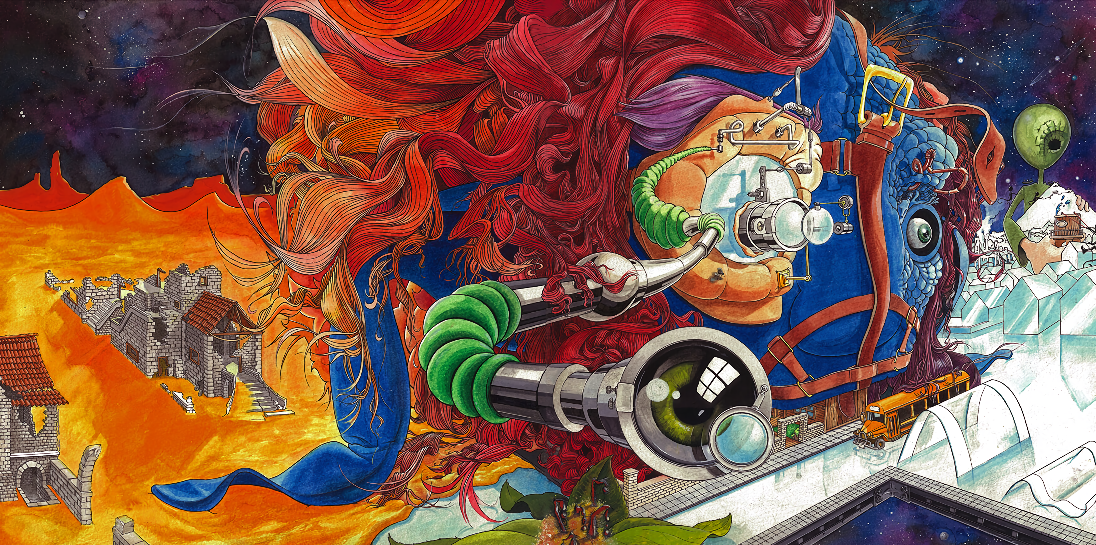 music, album covers, Hypnosis, Hypnotic Nausea, HD Wallpaper
