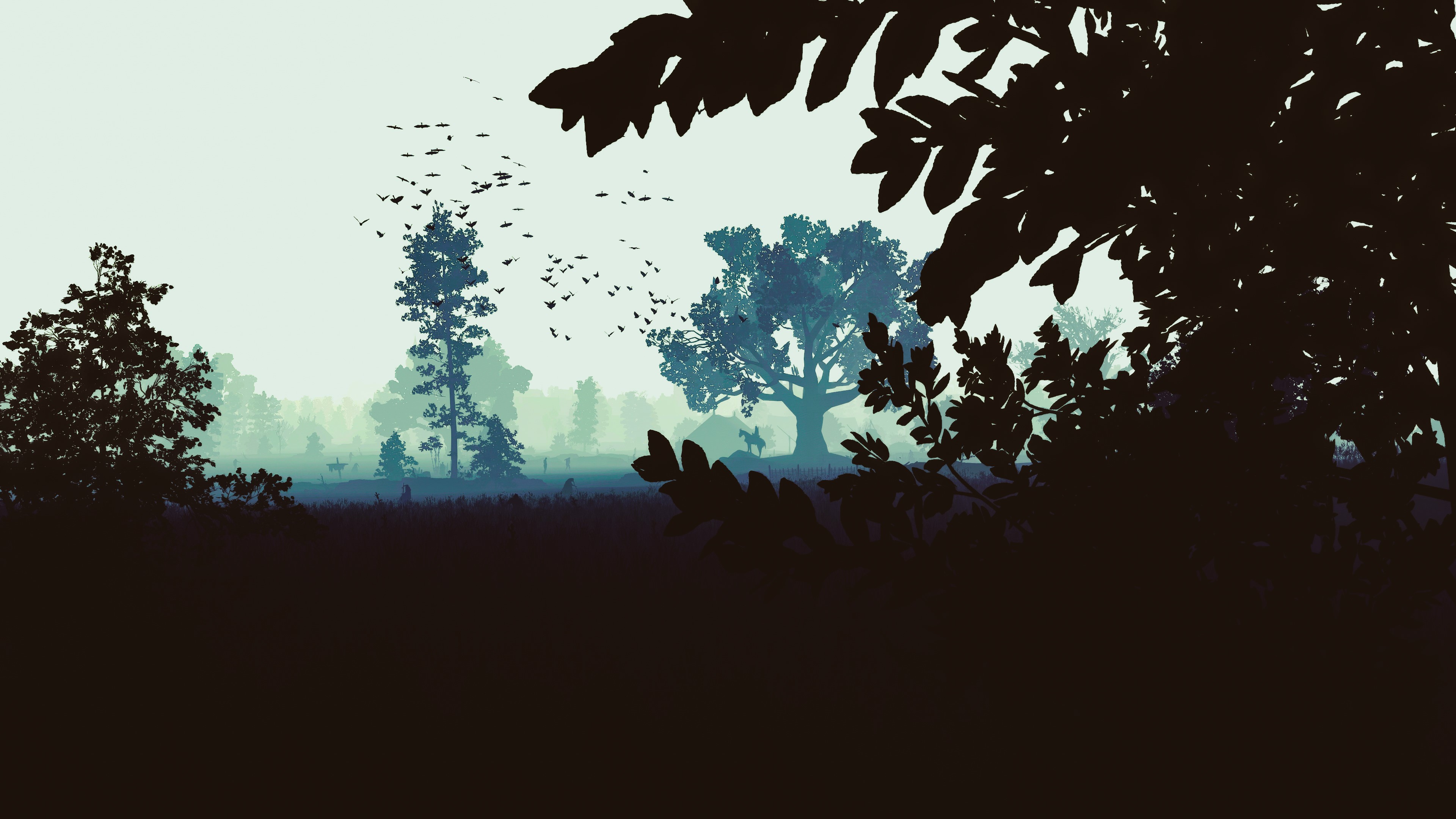 The Witcher, The Witcher 3: Wild Hunt, RPG, video game art, video games, dark, HD Wallpaper