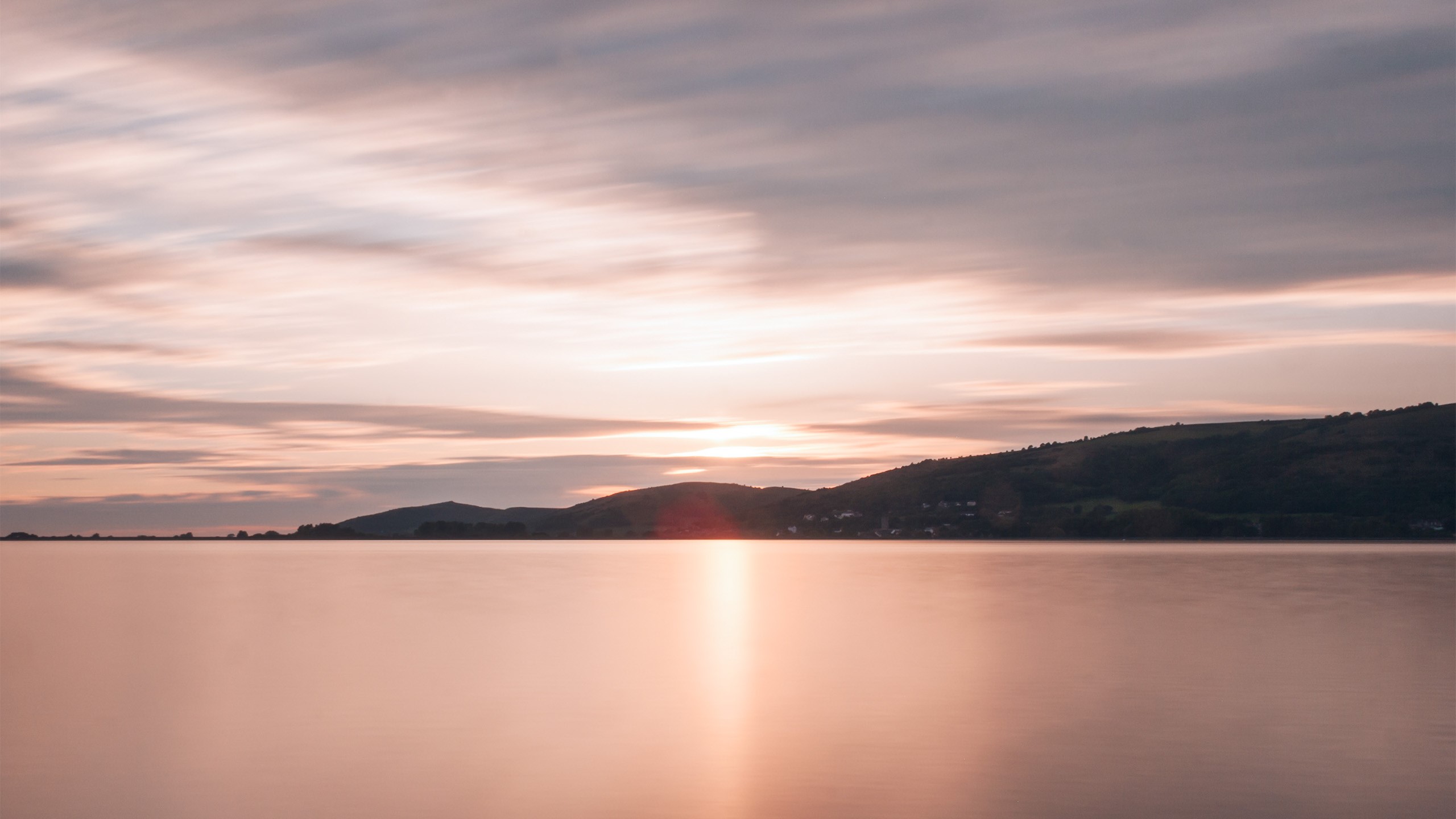 sunset, water, nature, sky, HD Wallpaper
