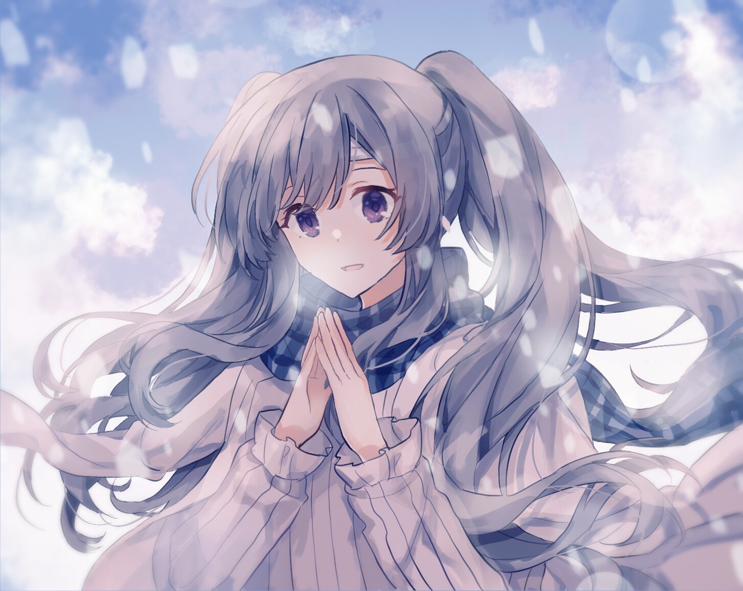 anime girls, digital art, artwork, 2D, portrait, anime, HD Wallpaper