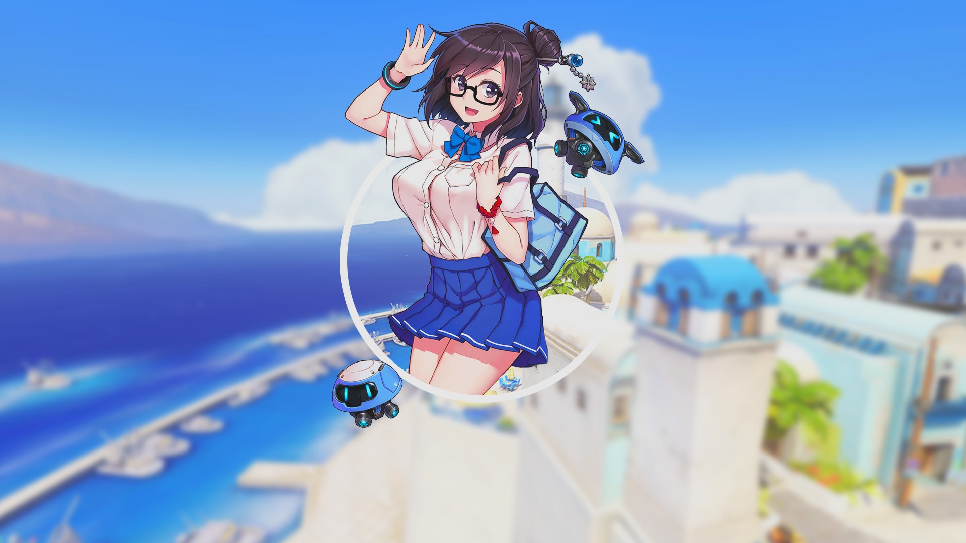 Overwatch, anime, anime girls, Mei (Overwatch), HD Wallpaper