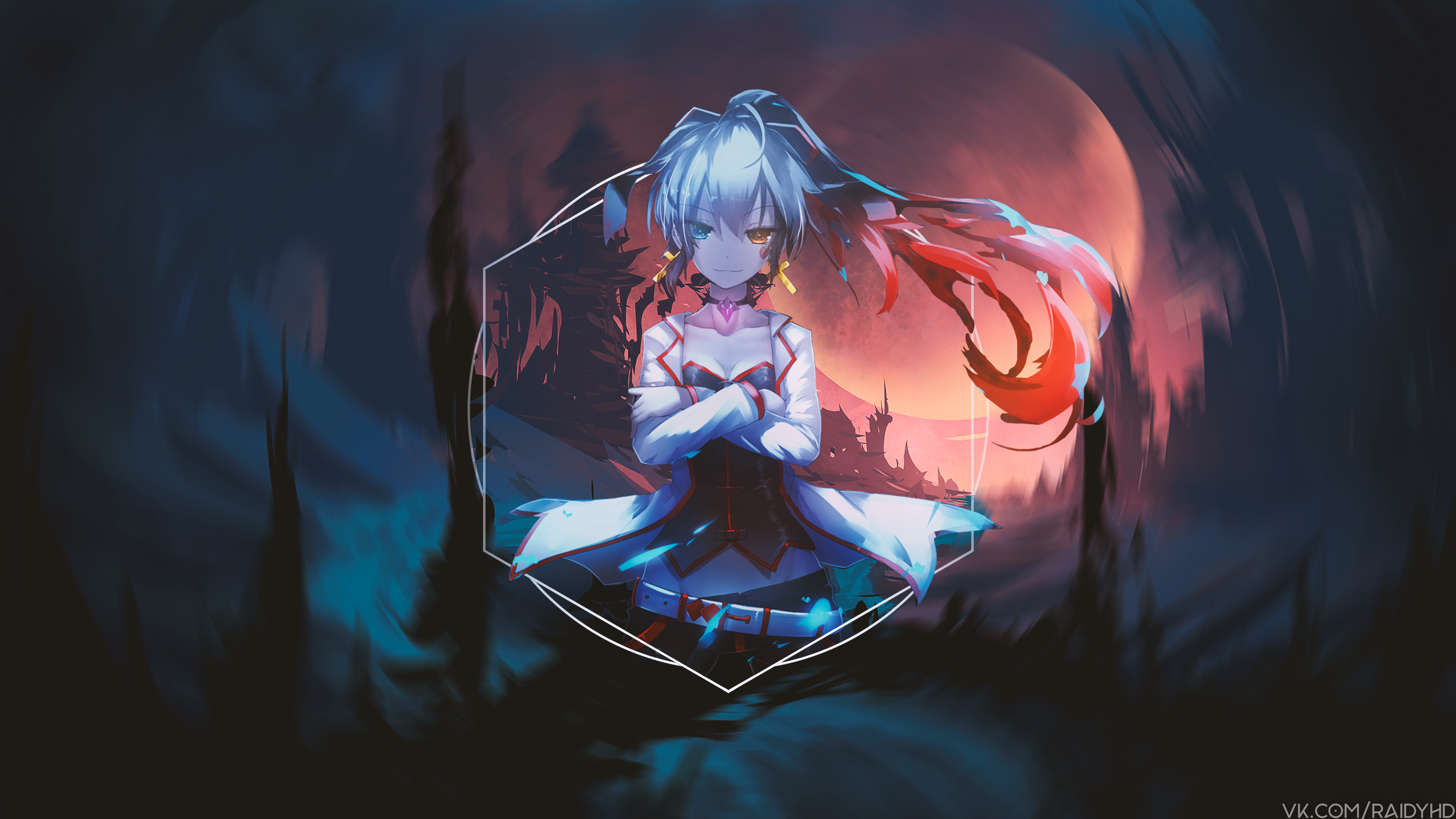 anime, anime girls, picture-in-picture, HD Wallpaper
