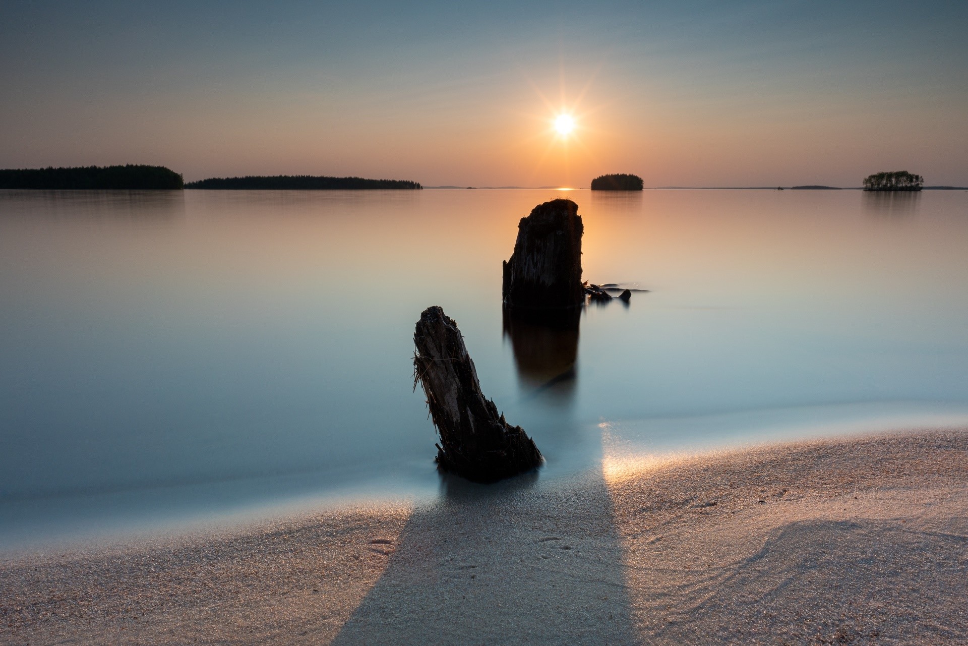 water, sky, Sun, outdoors, nature, HD Wallpaper