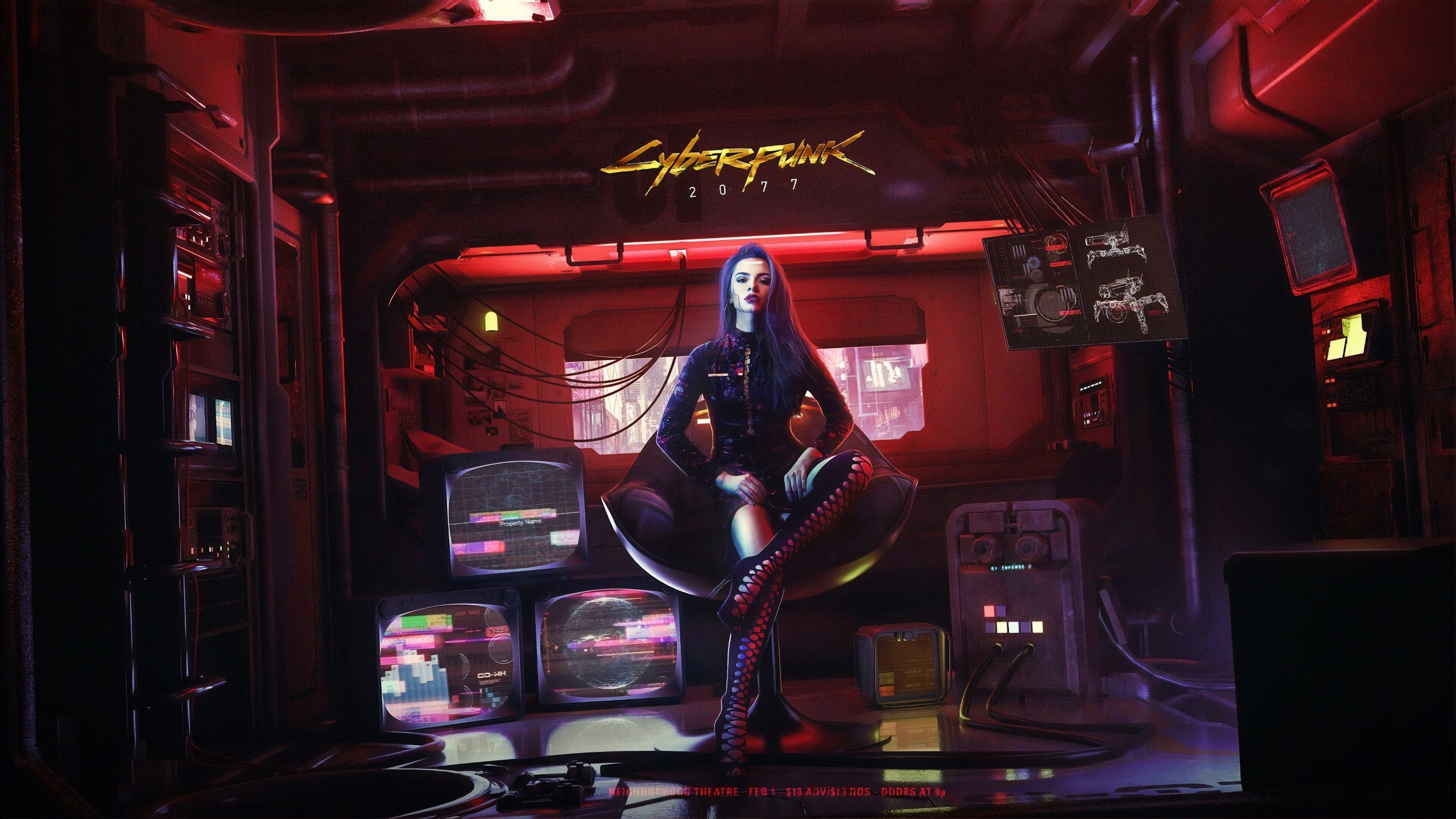 women, digital art, cyberpunk, Cyberpunk 2077, HD Wallpaper