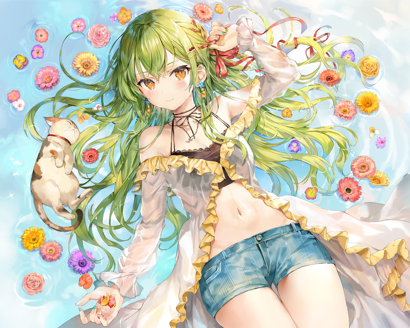 anime, anime girls, digital art, artwork, portrait, 2D, momopoco, HD Wallpaper