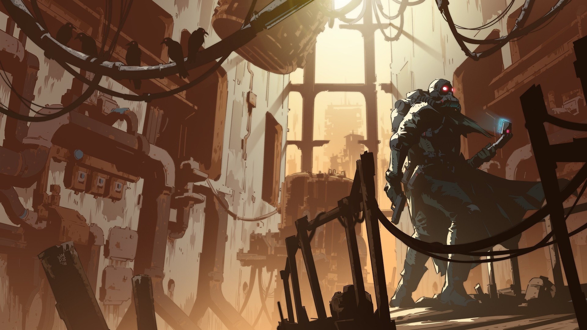 science fiction, artwork, James Daly, HD Wallpaper