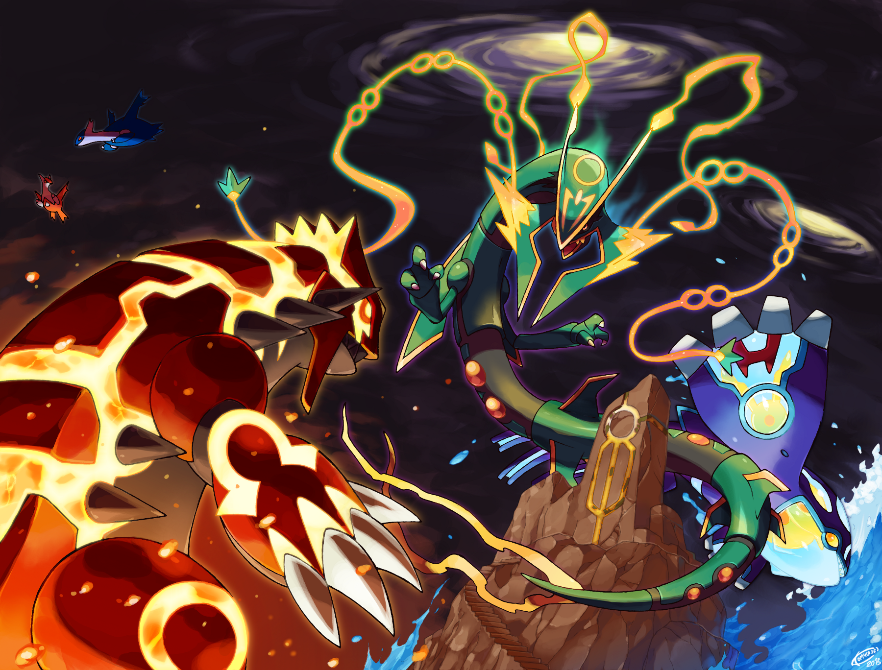 Pokémon, anime, creature, HD Wallpaper