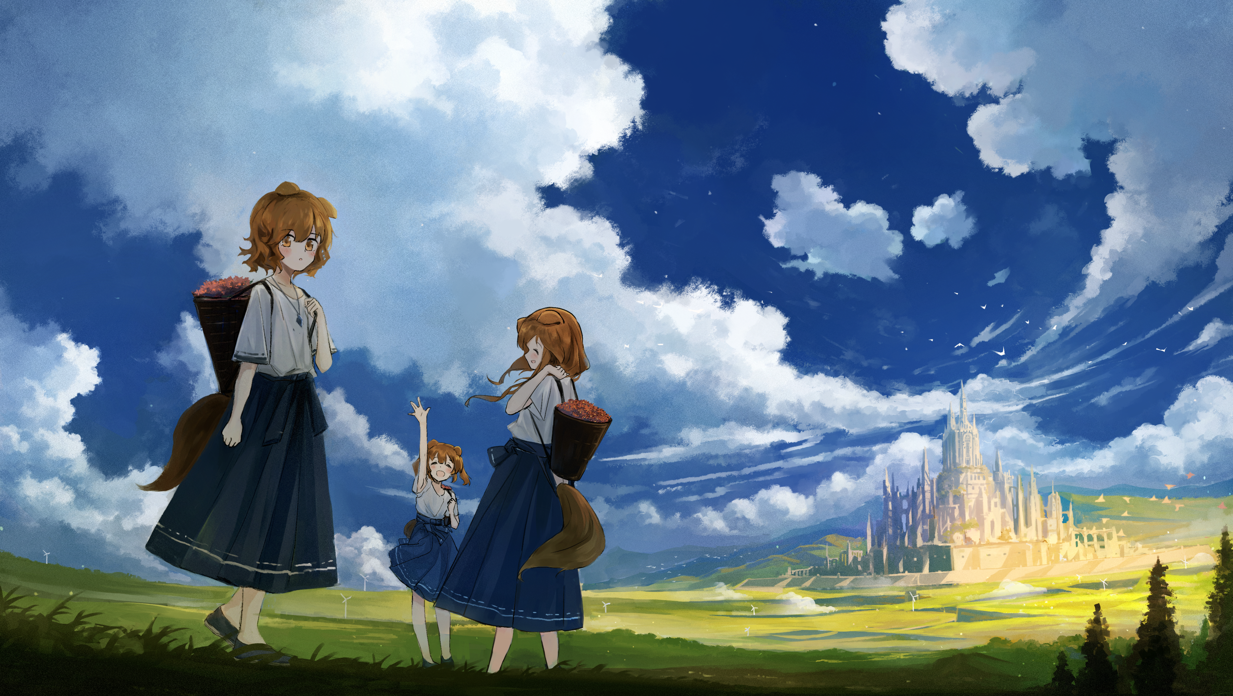 anime, anime girls, digital art, artwork, portrait, 2D, HD Wallpaper