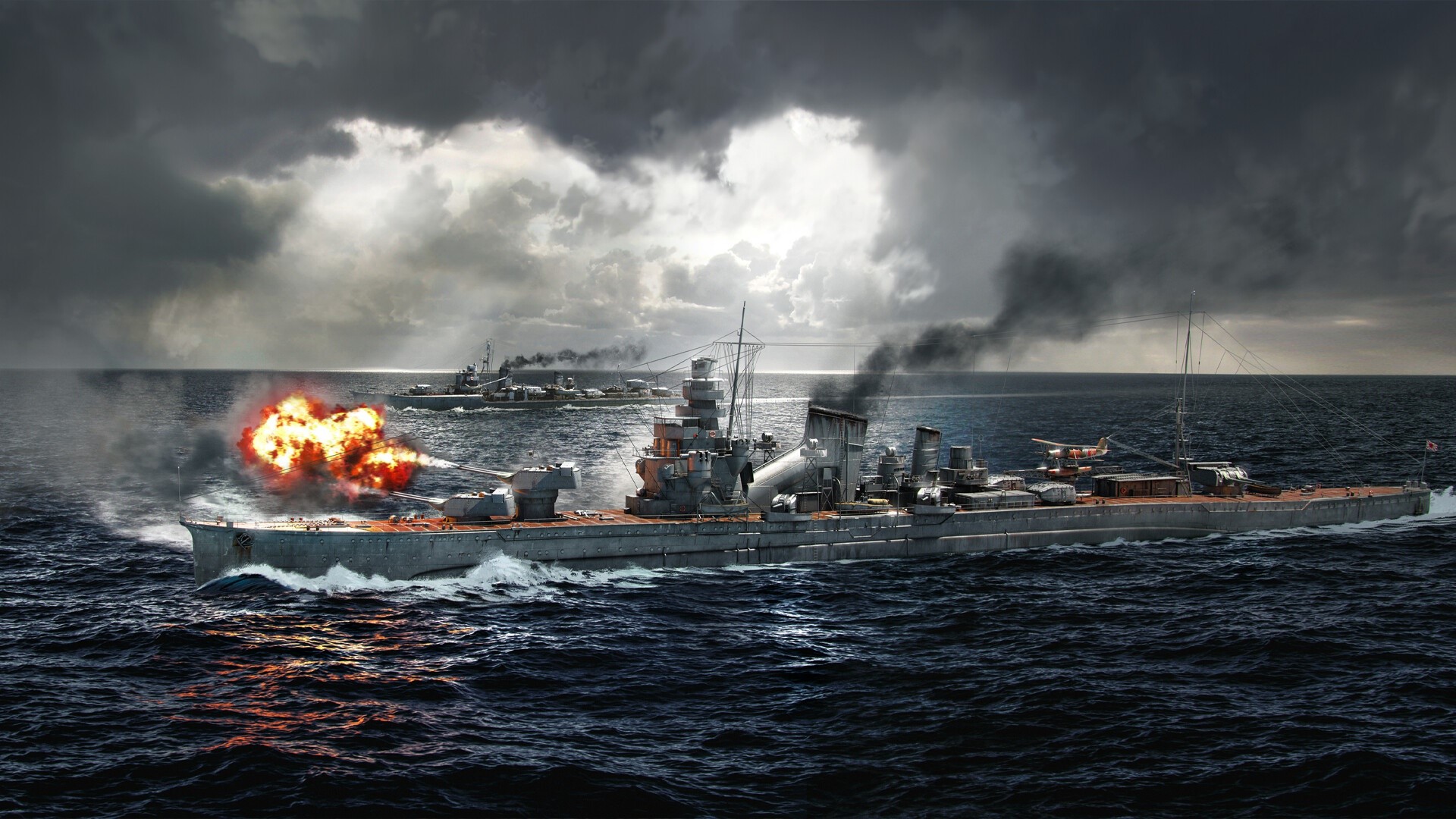 video games, PC gaming, World of Warships, HD Wallpaper