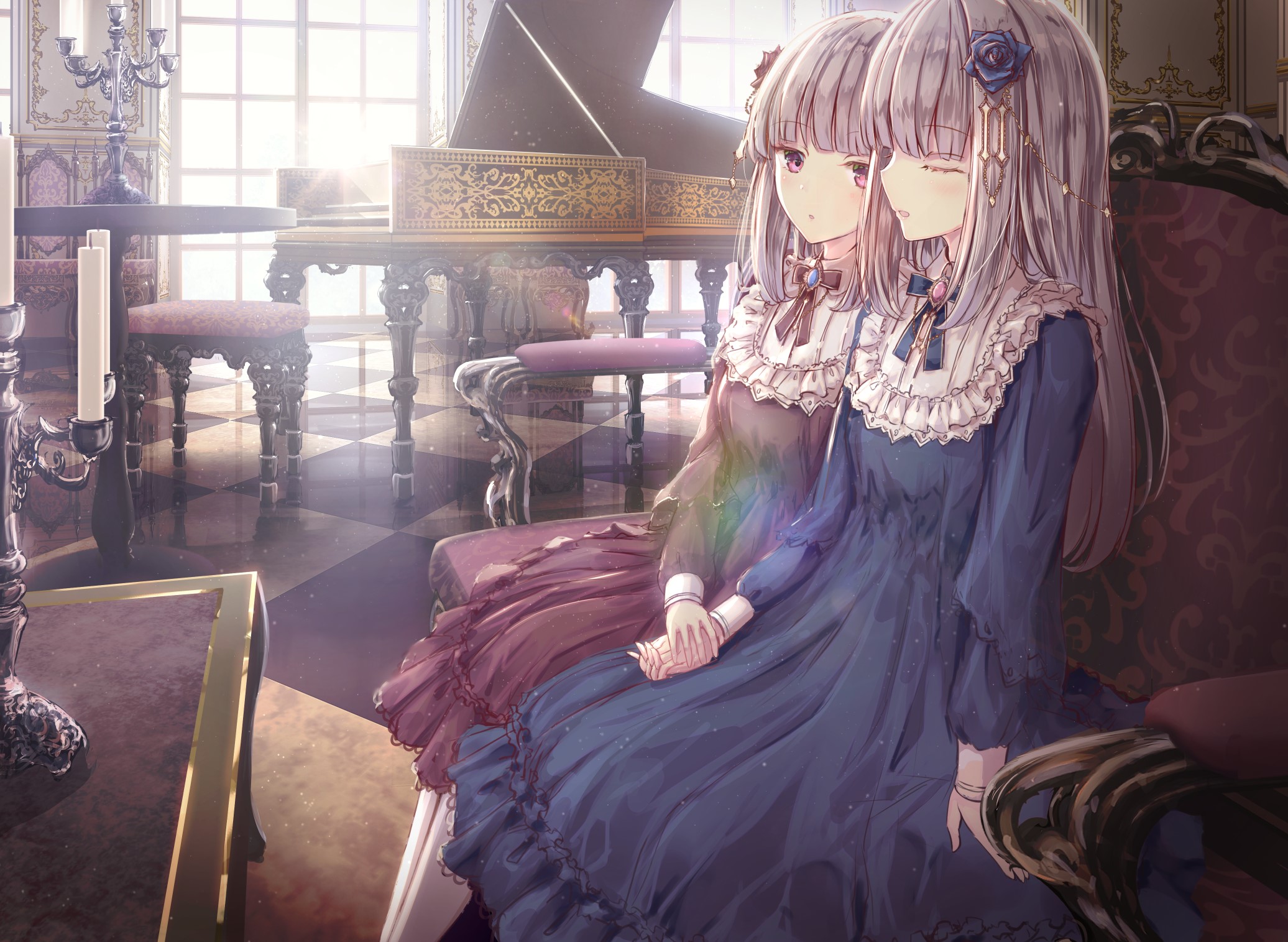 portrait, anime, anime girls, digital art, artwork, HD Wallpaper