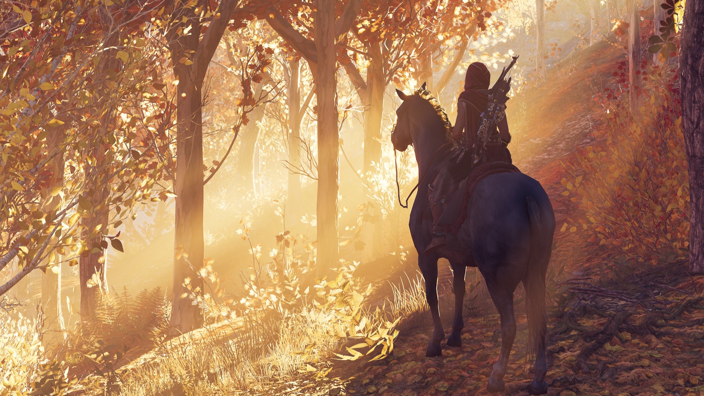 video games, video game art, horse, Assassins Creed: Odyssey, HD Wallpaper