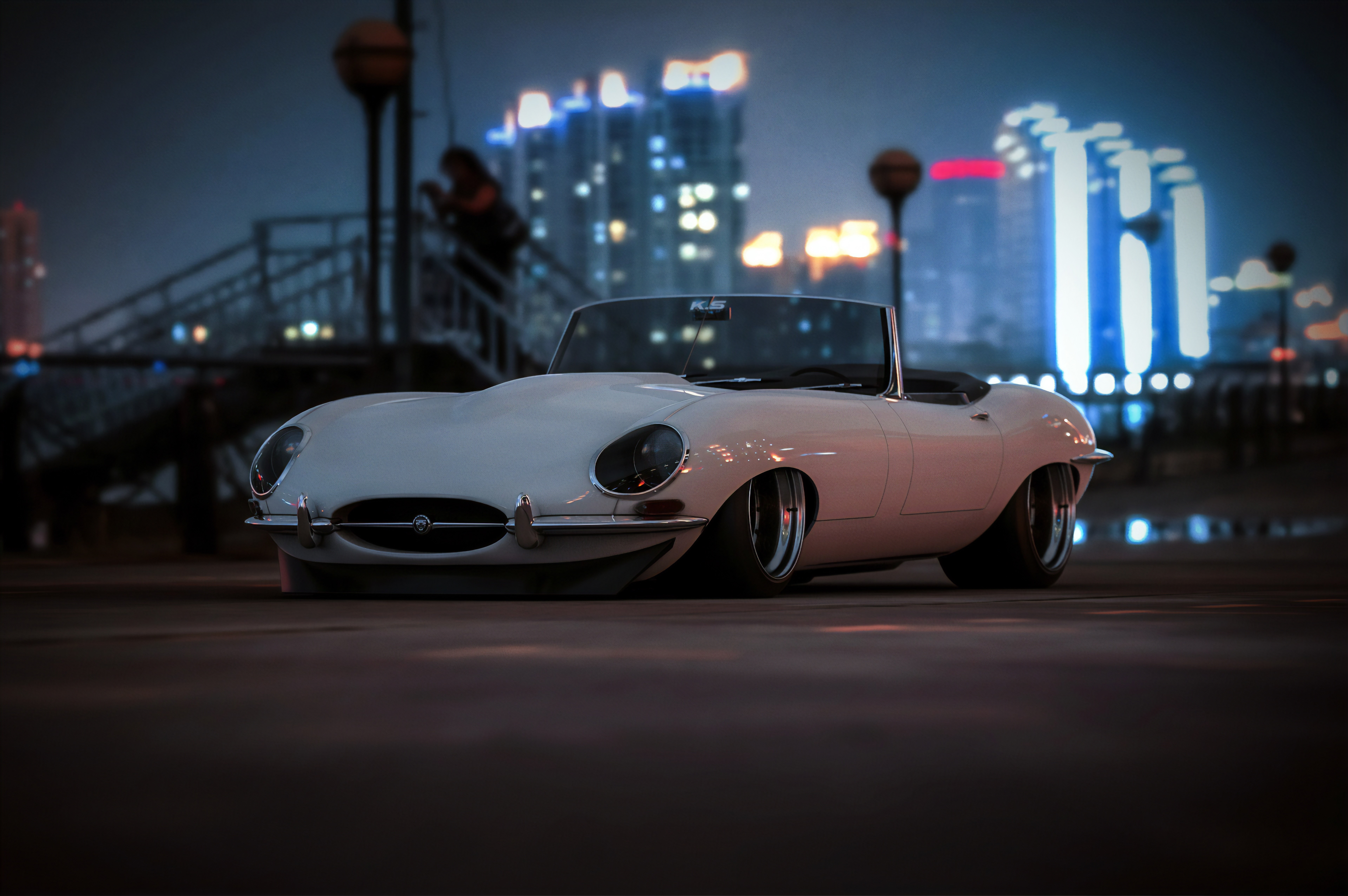 Khyzyl Saleem, car, render, HD Wallpaper