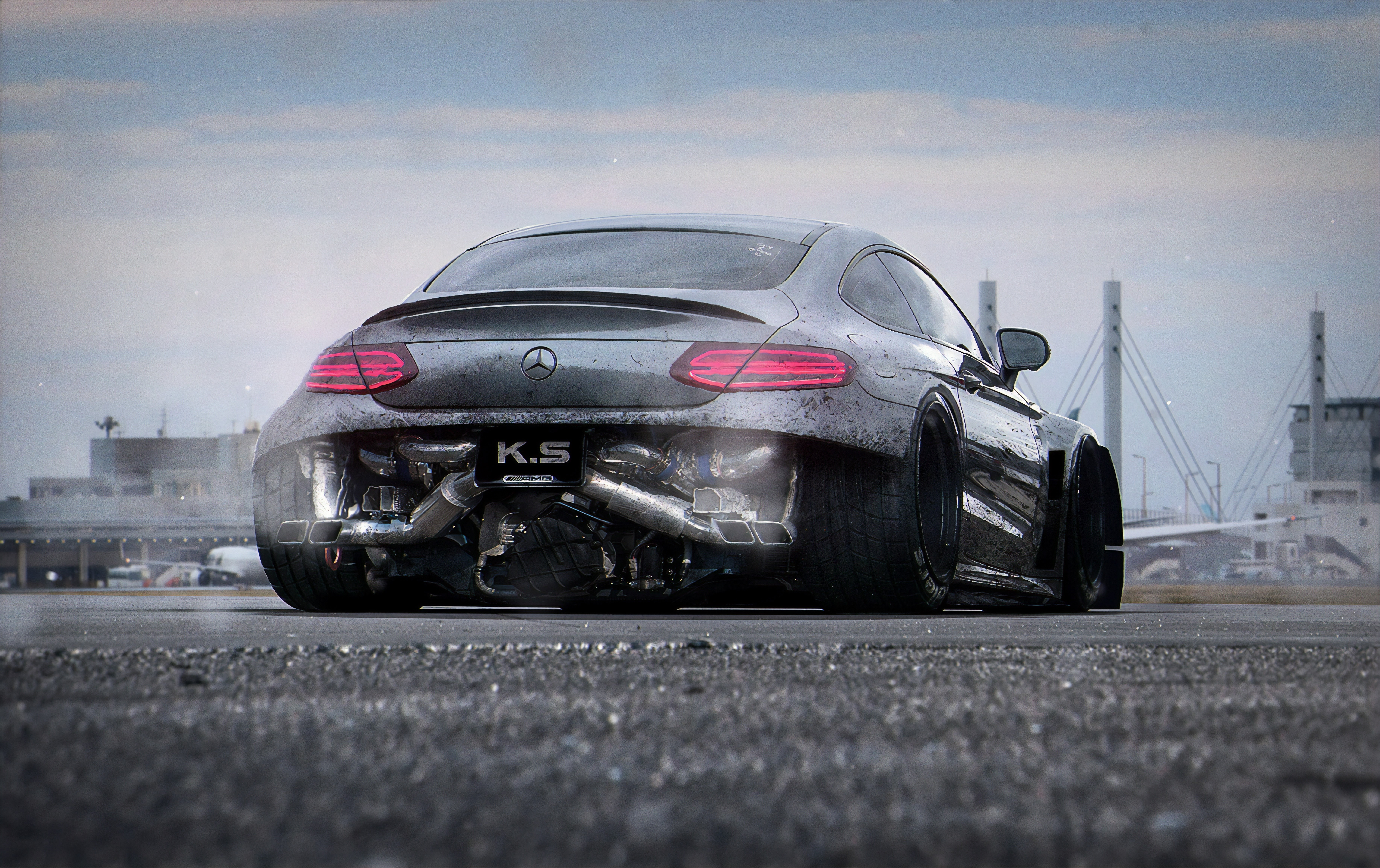 Khyzyl Saleem, car, render, HD Wallpaper