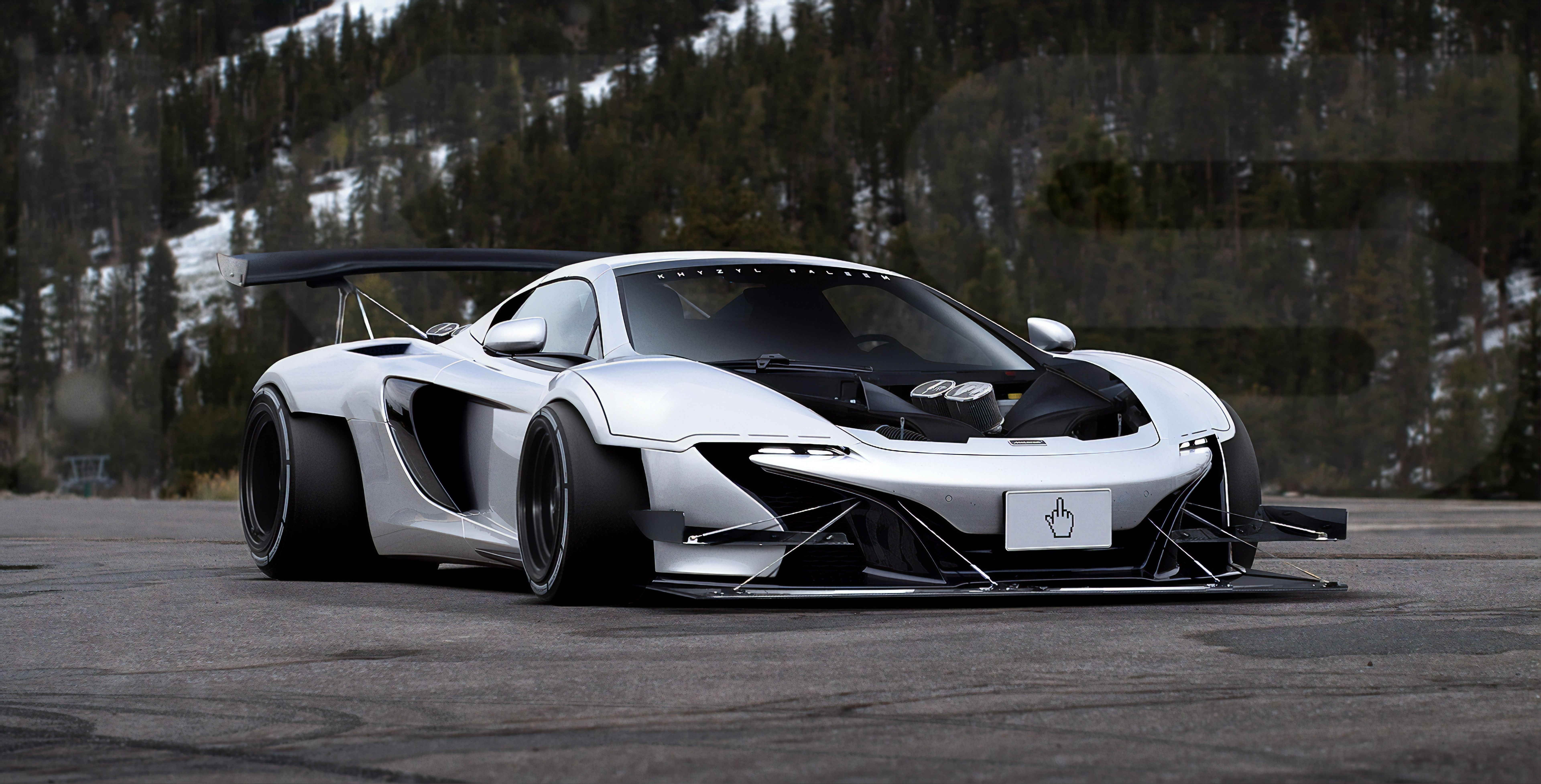 Khyzyl Saleem, car, render, HD Wallpaper
