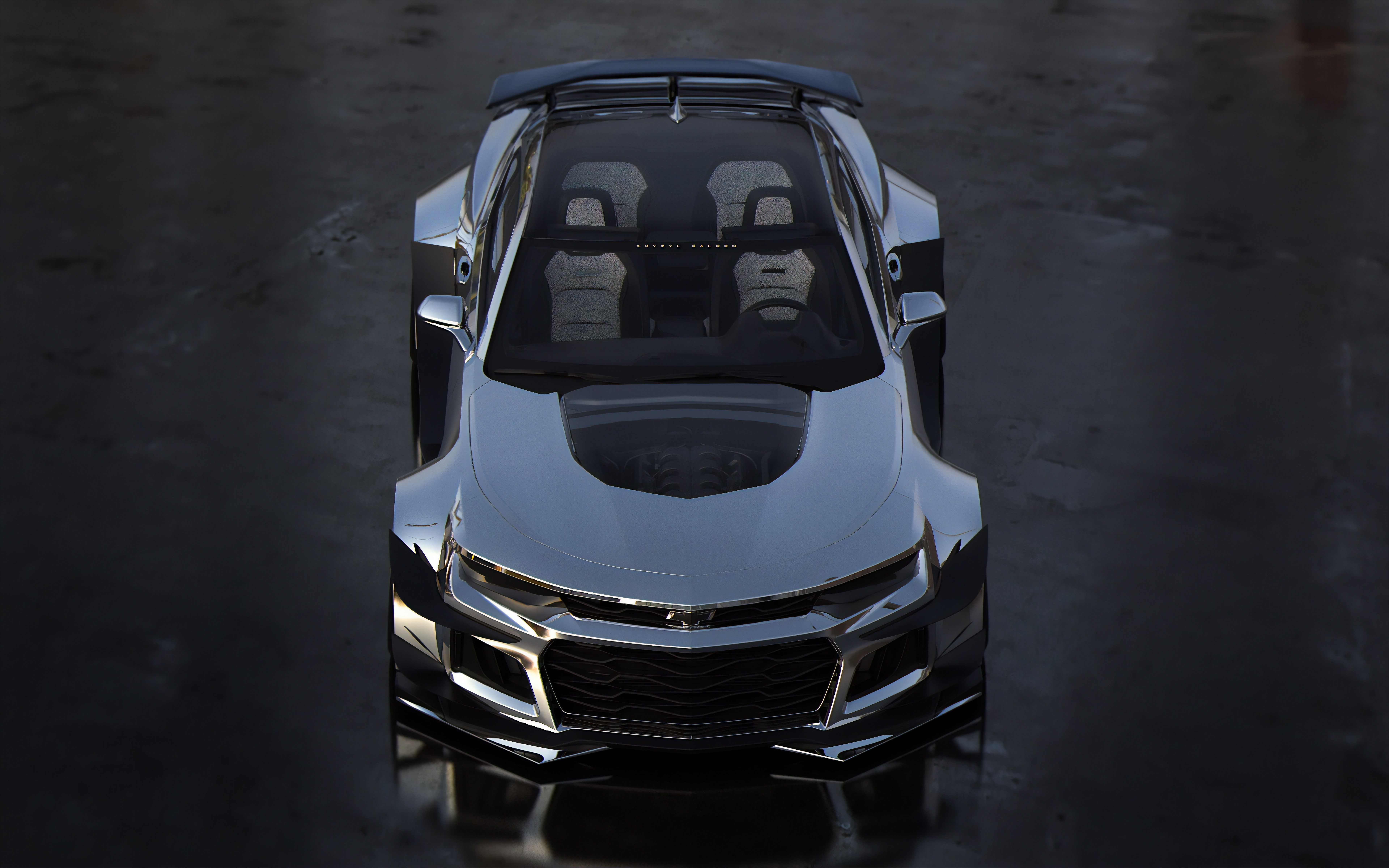 Khyzyl Saleem, car, render, HD Wallpaper
