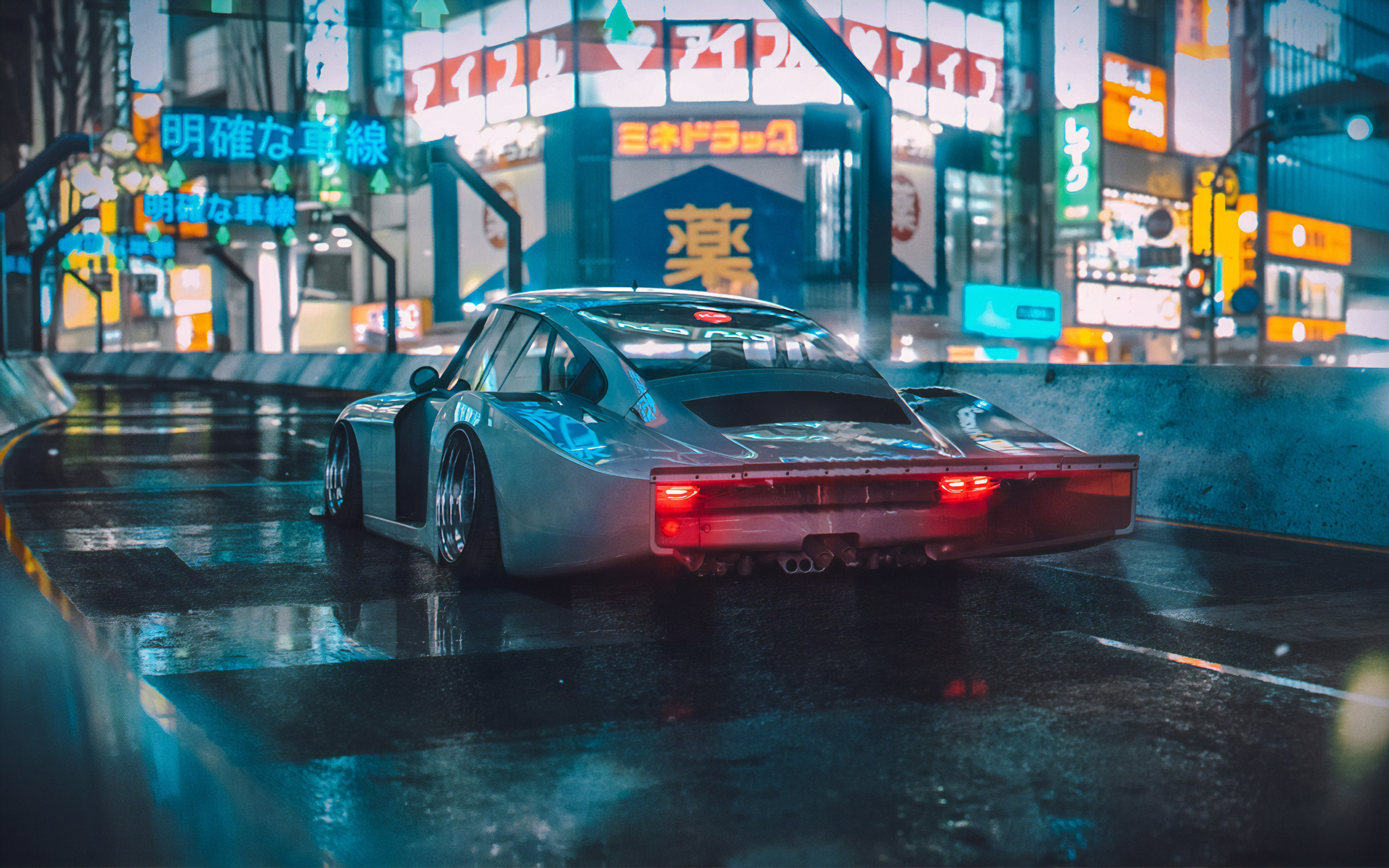 Khyzyl Saleem, car, render, HD Wallpaper