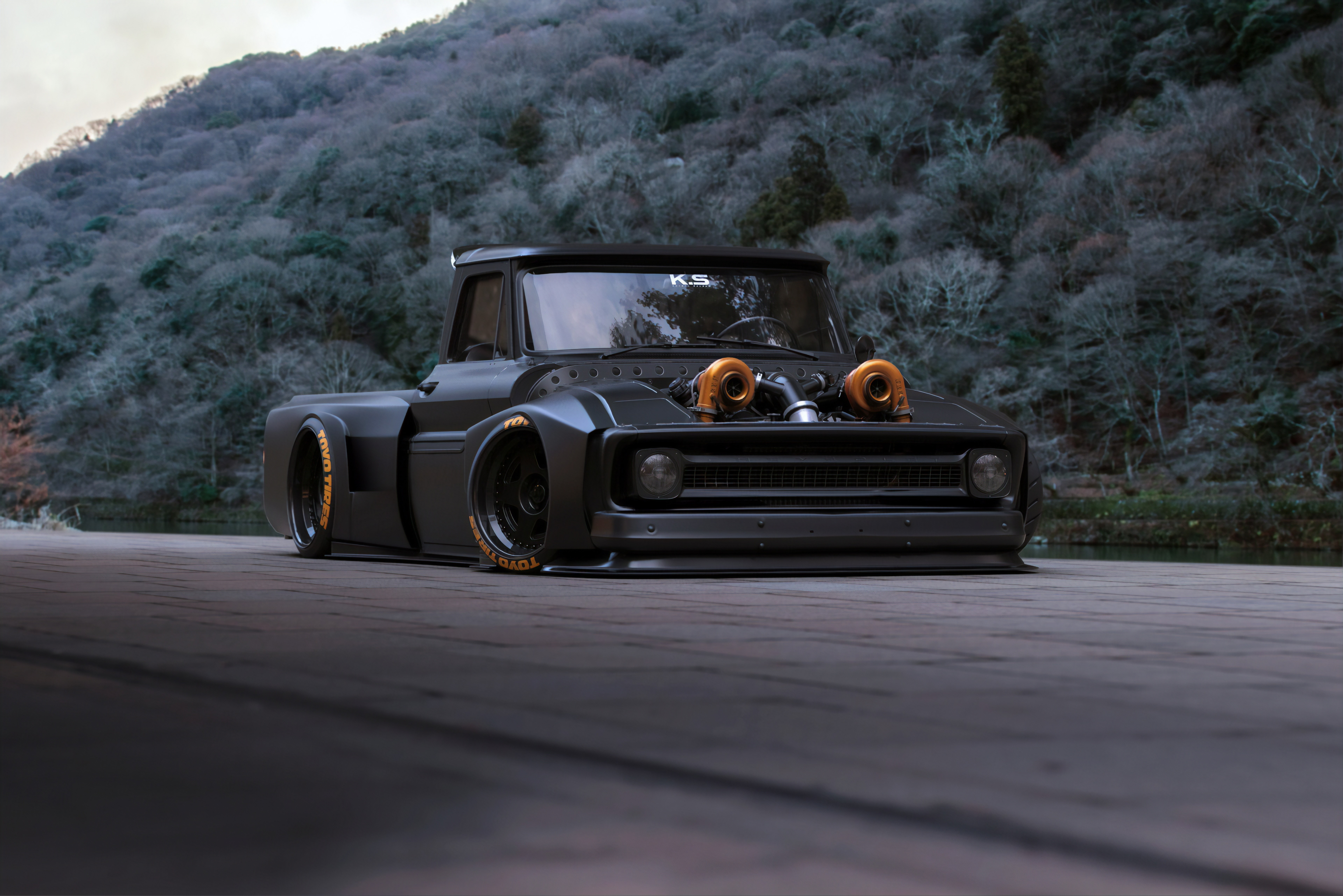 Khyzyl Saleem, car, render, HD Wallpaper