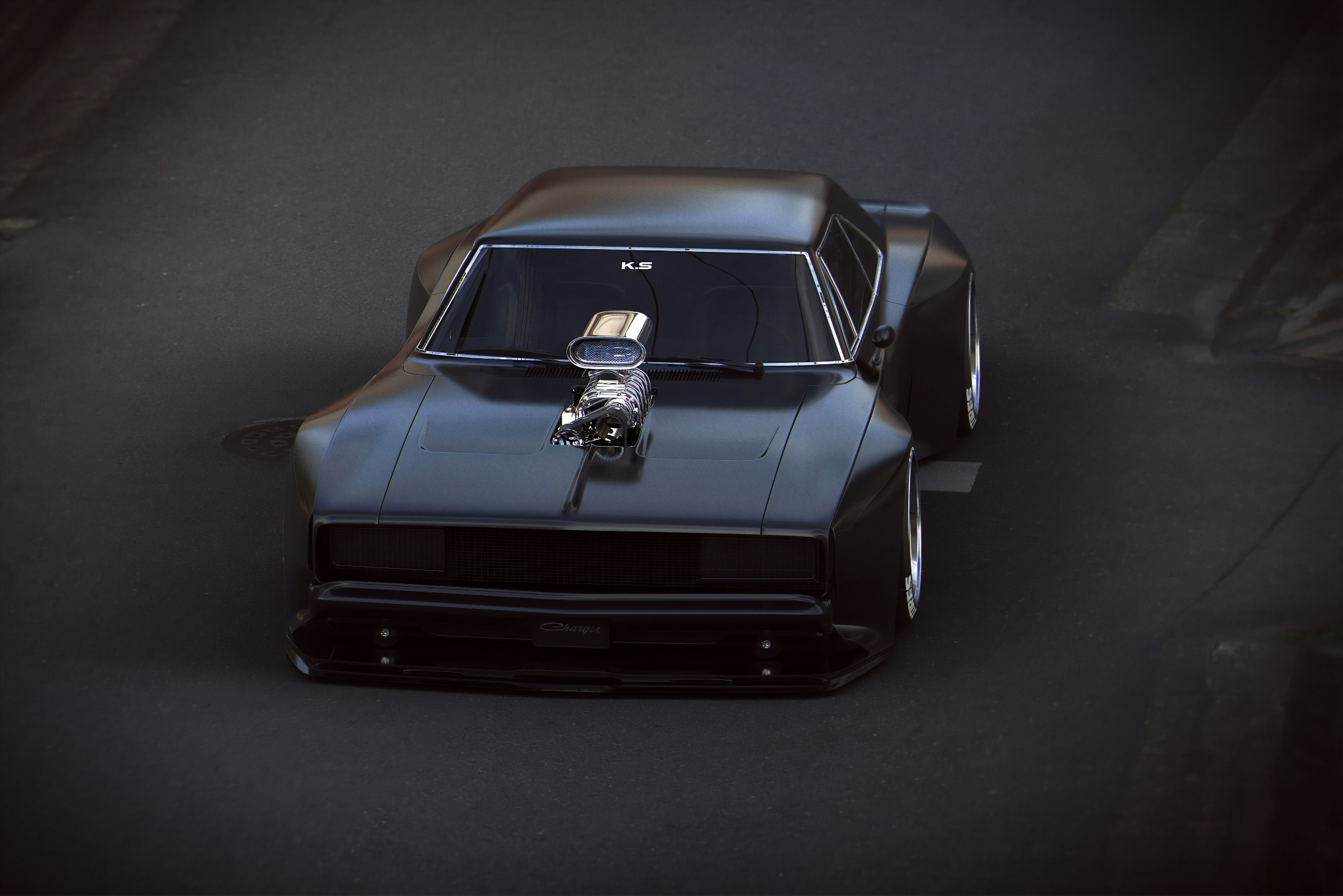 Khyzyl Saleem, car, render, HD Wallpaper