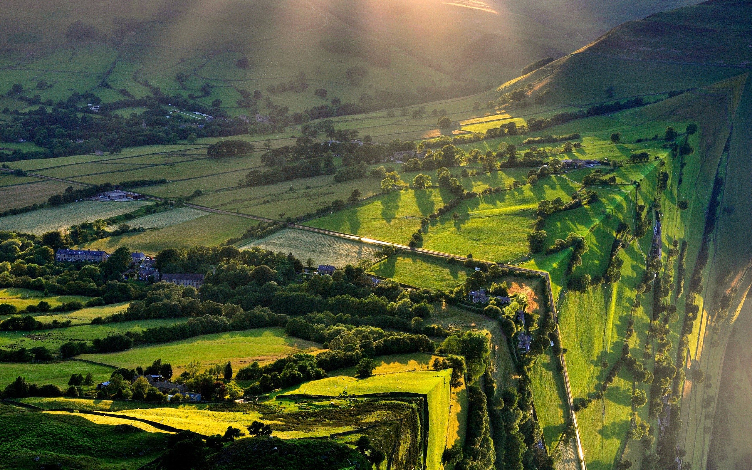 nature, landscape, field, outdoors, digital art, photo manipulation, HD Wallpaper