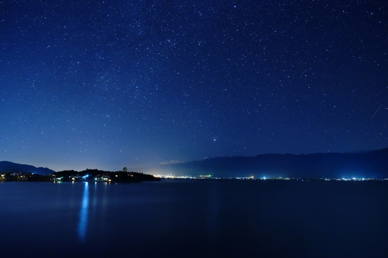 Dali, nature, night, stars, HD Wallpaper