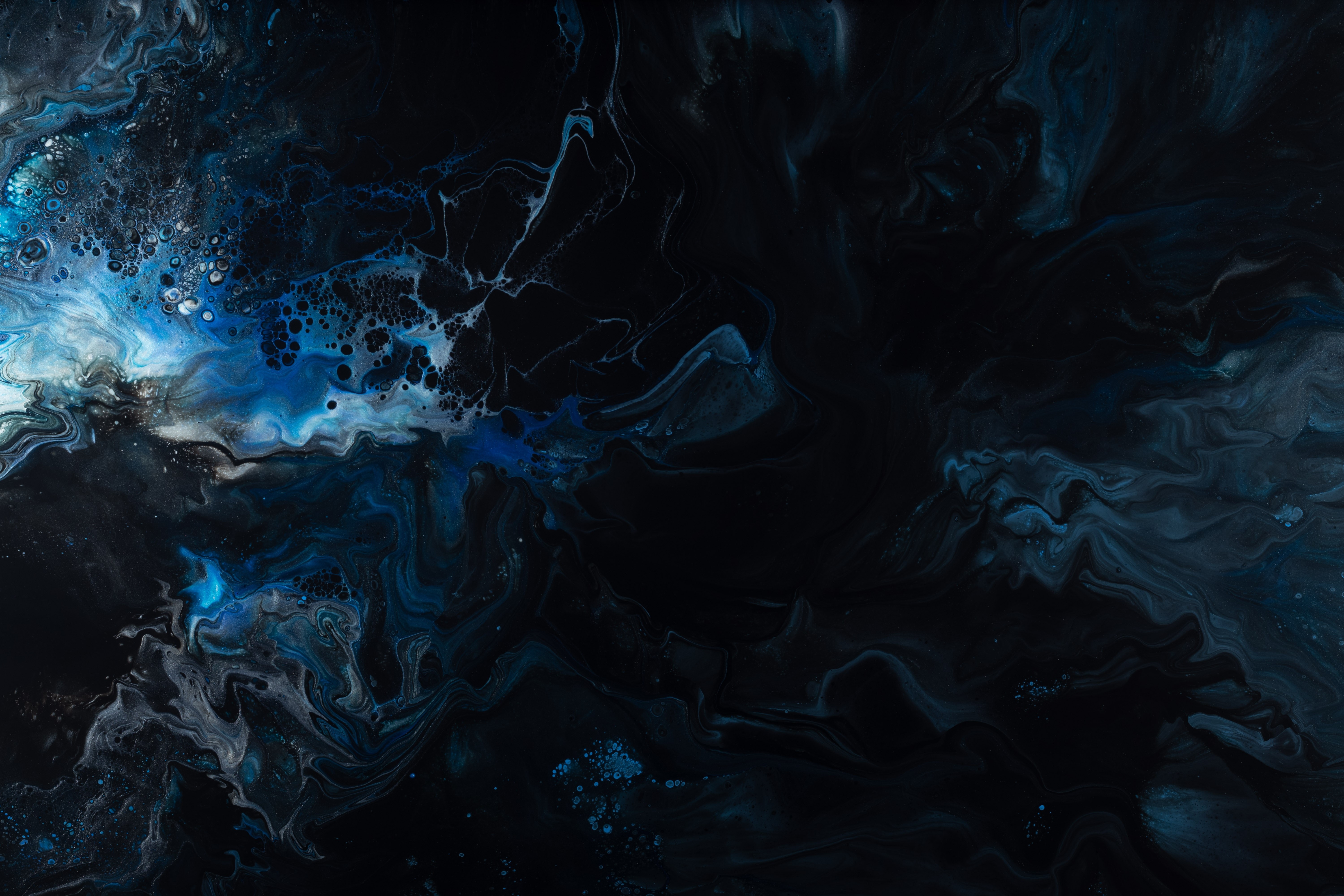water, paint in water, abstract, HD Wallpaper