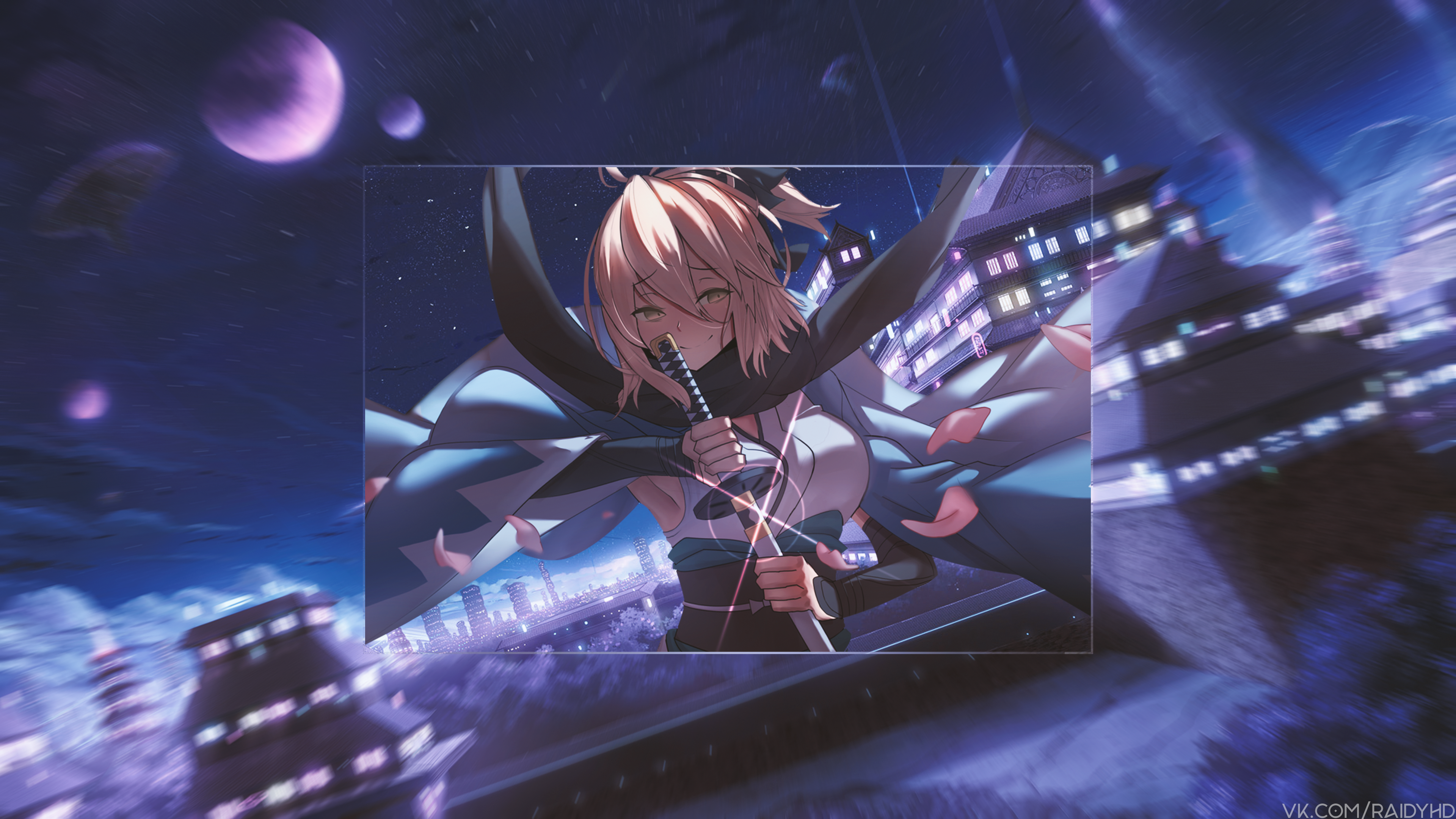 anime, anime girls, picture-in-picture, HD Wallpaper