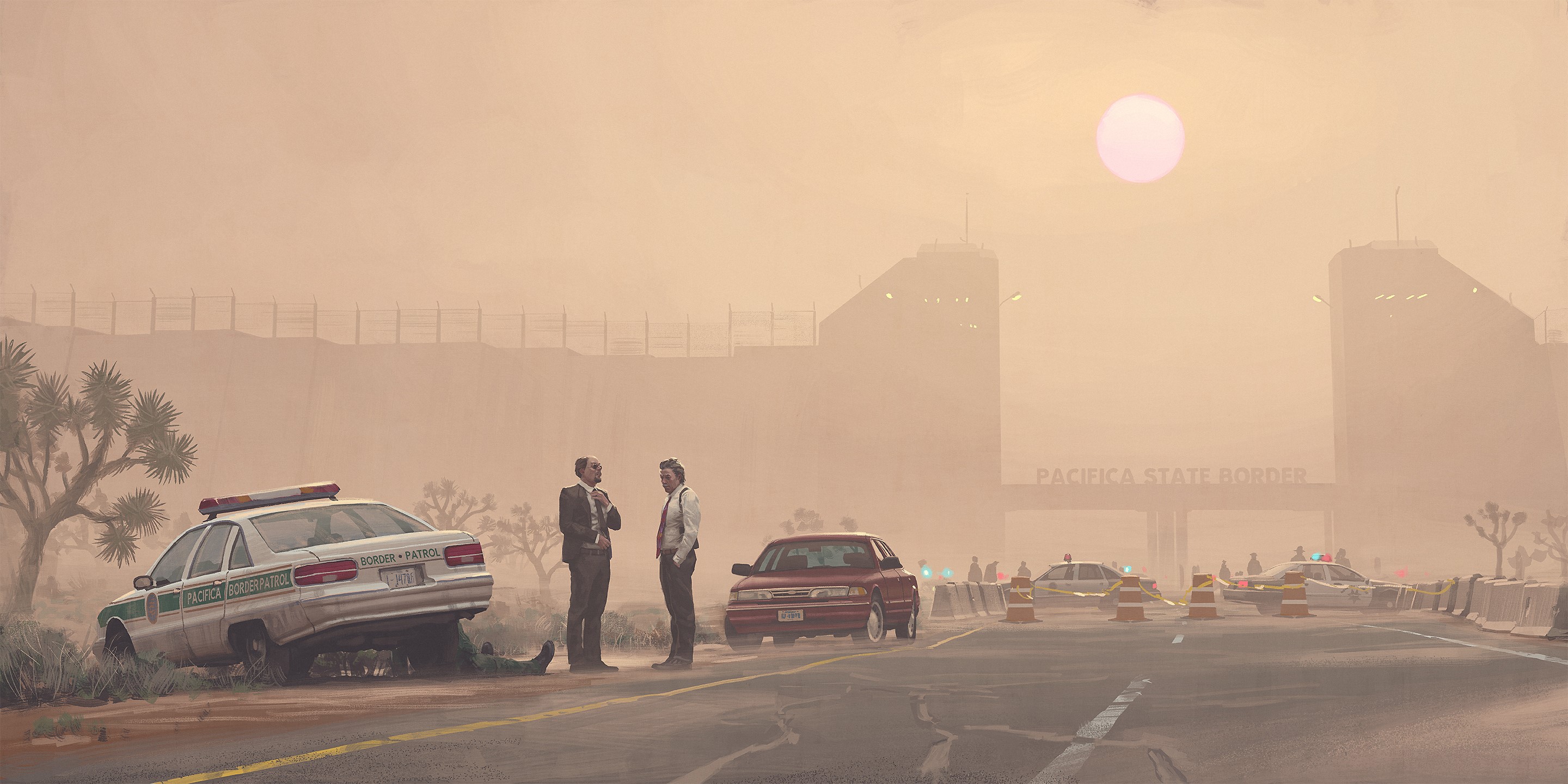 artwork, Simon Stålenhag, science fiction, futuristic, Tales From The Loop, HD Wallpaper