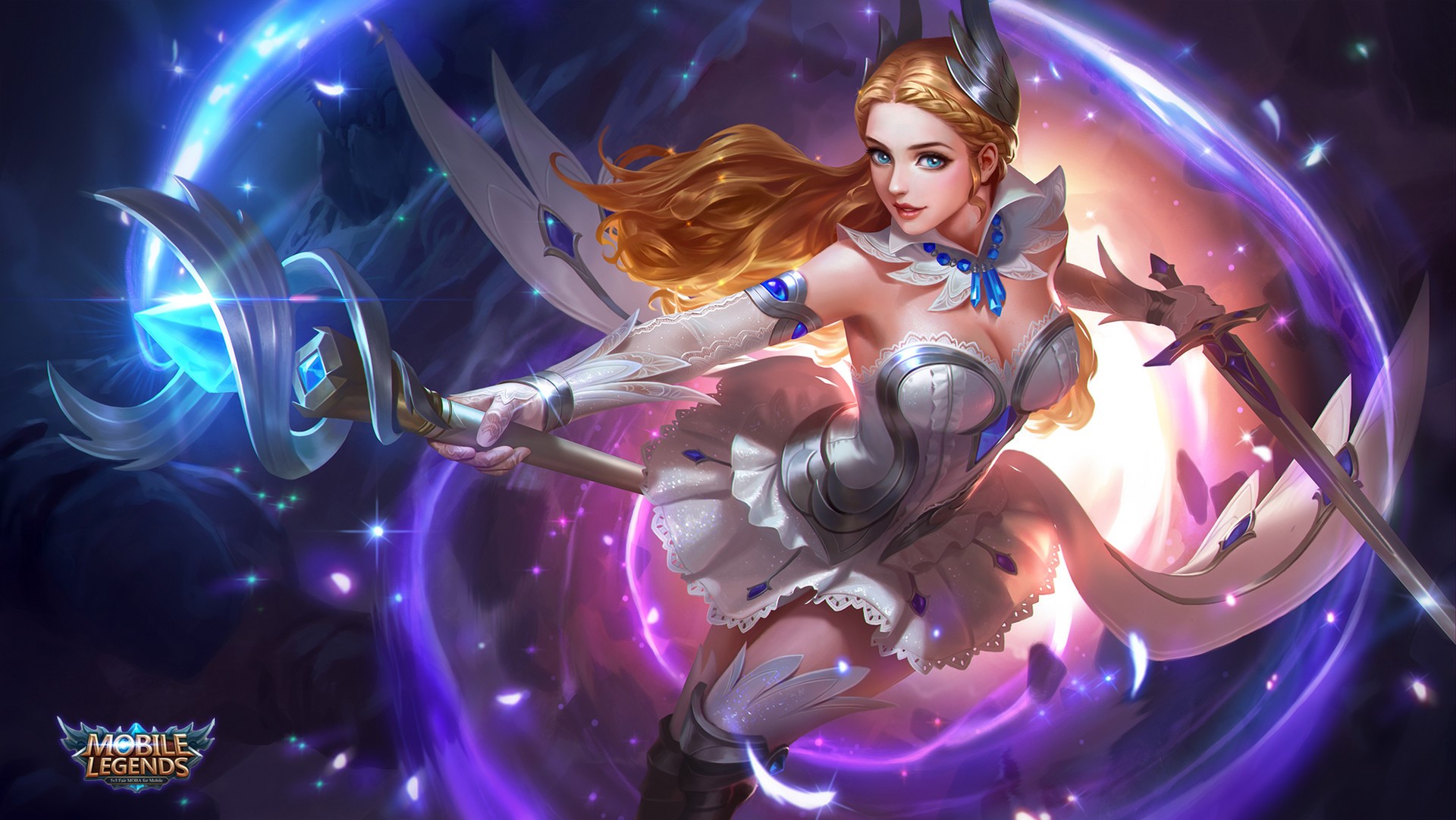 Mobile Legends, Odette, Swan Princess, Arc Noir, HD Wallpaper