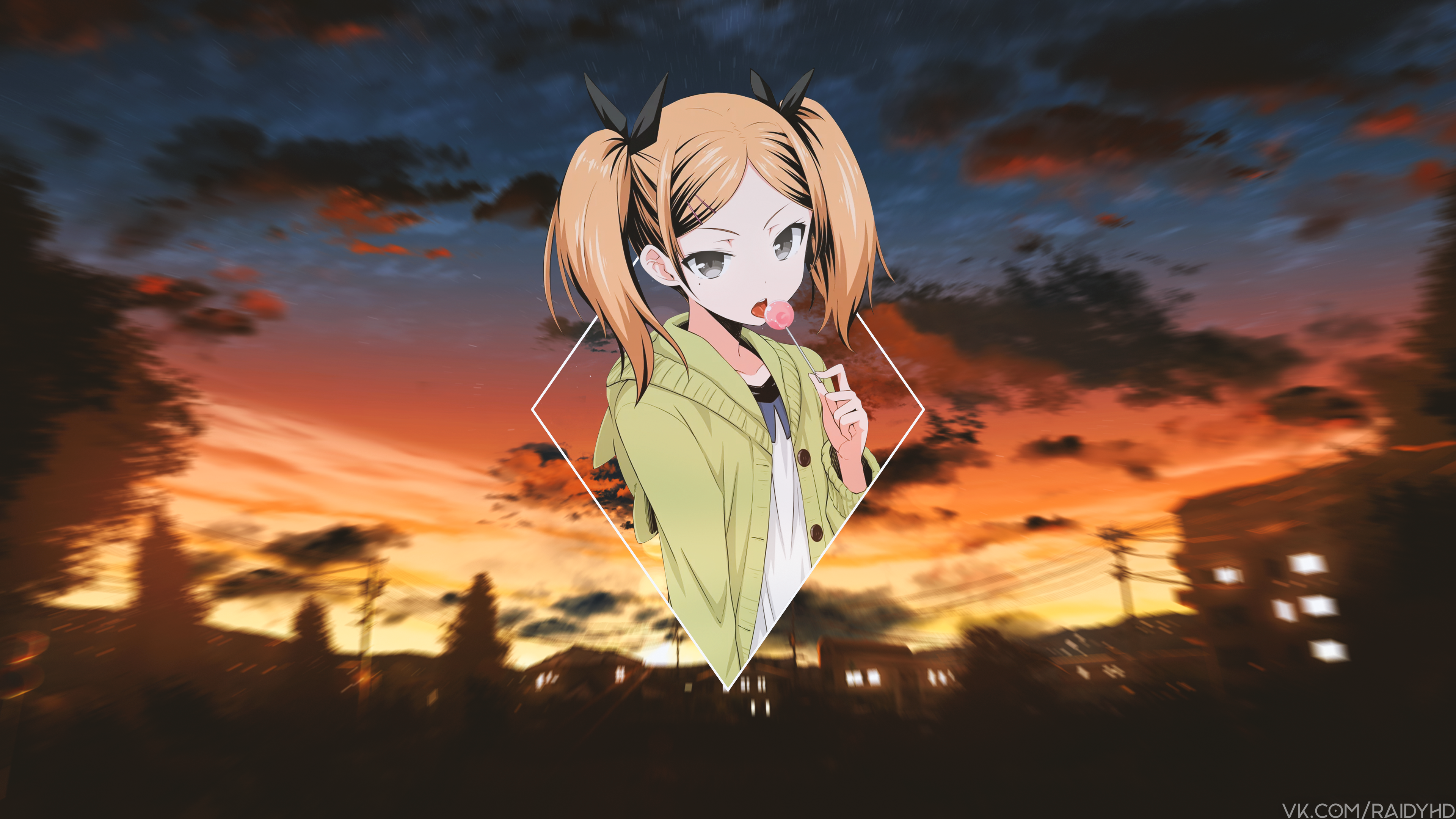 anime girls, anime, picture-in-picture, Shirobako, Yano Erika, HD Wallpaper