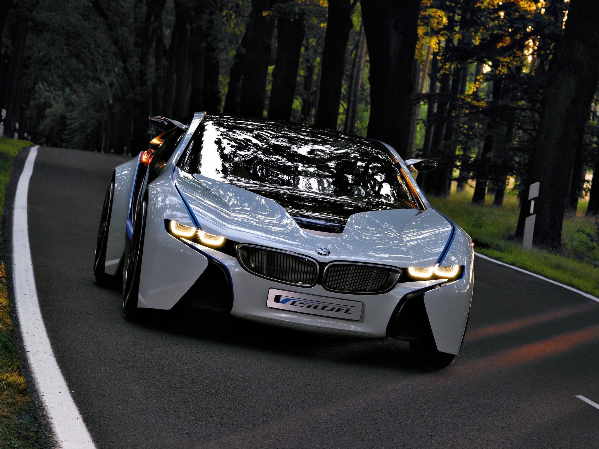 car, BMW, BMW i8, BMW Vision, HD Wallpaper
