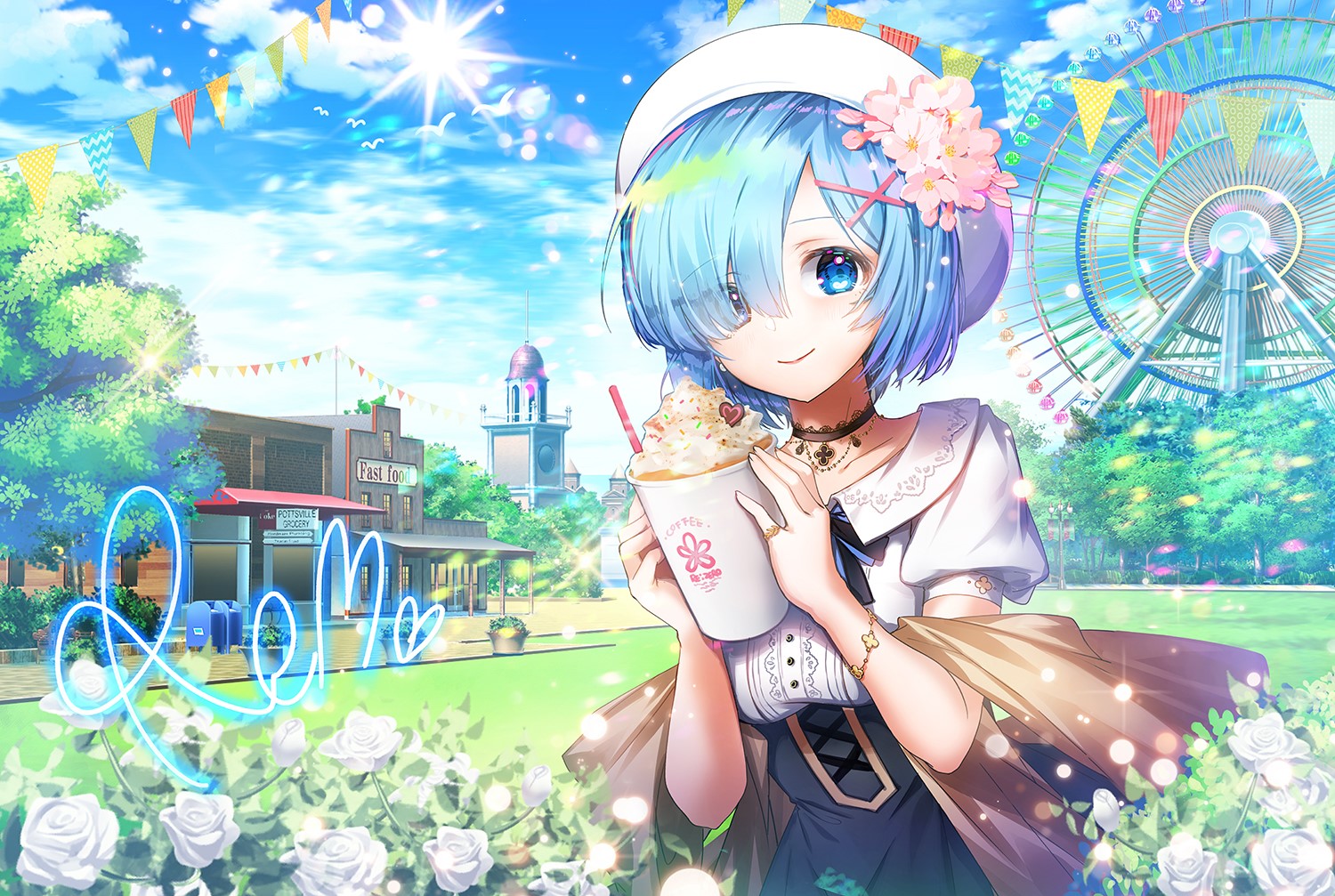 anime, anime girls, digital art, artwork, portrait, HD Wallpaper