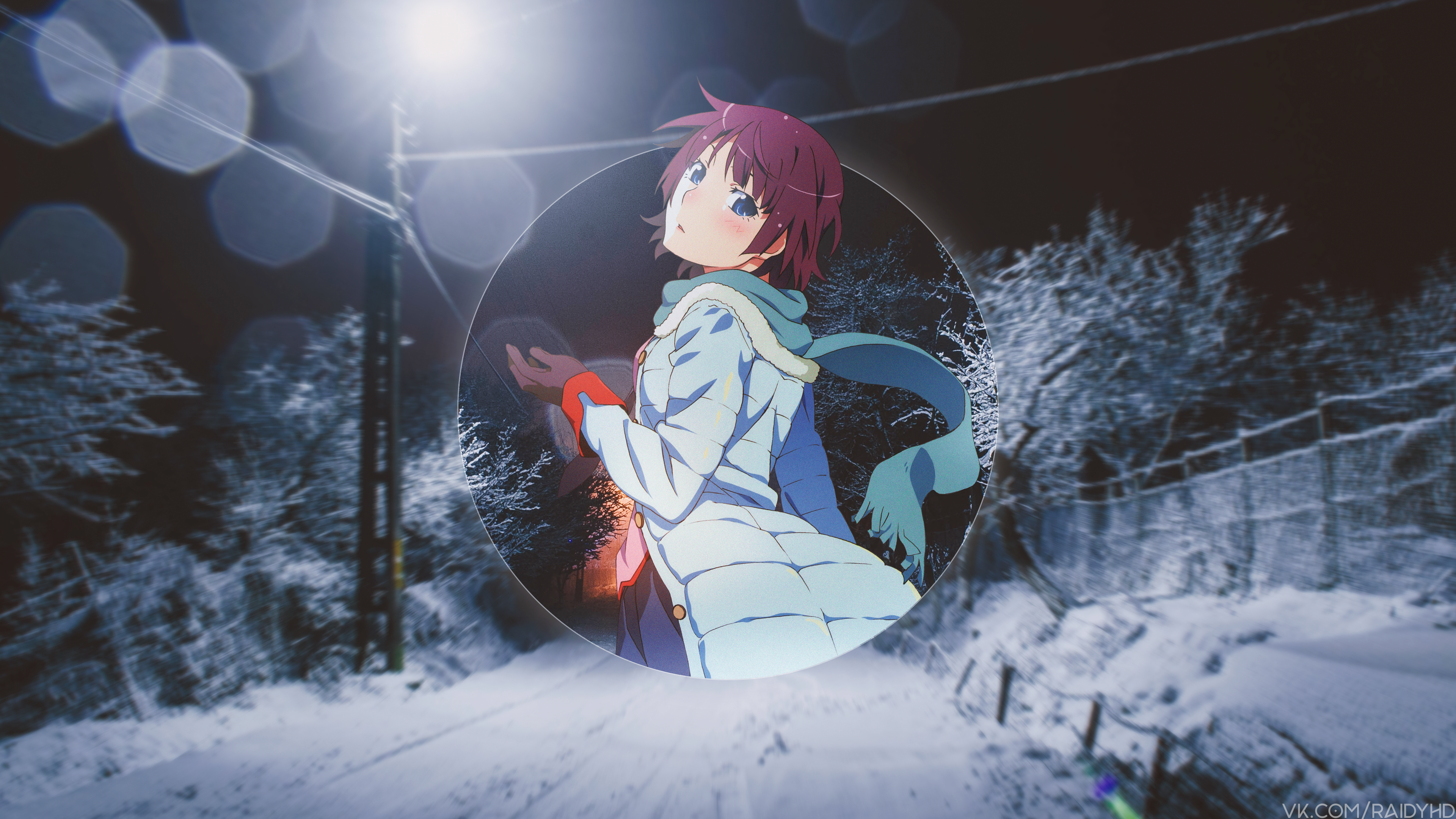anime, anime girls, picture-in-picture, Monogatari Series, HD Wallpaper